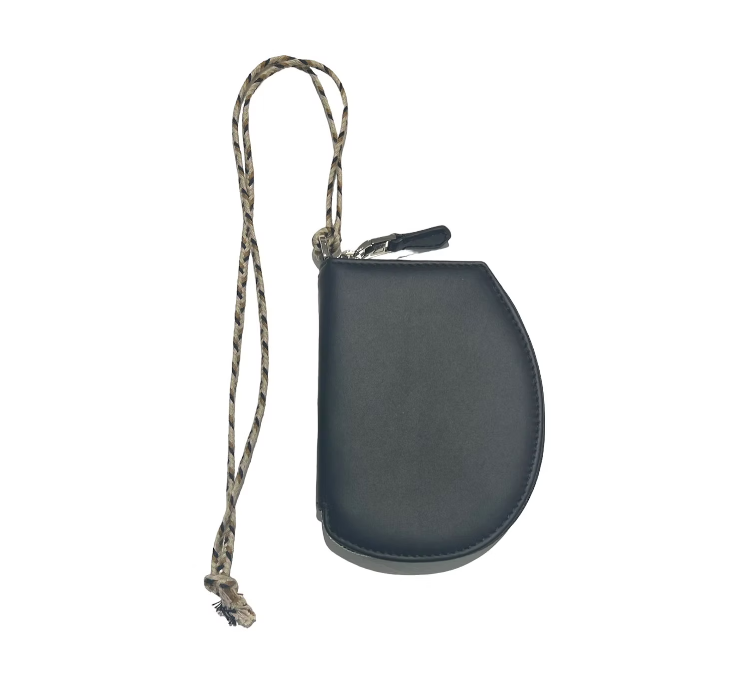 Pocket Micro RFID portefeuille zippé cuir de poche