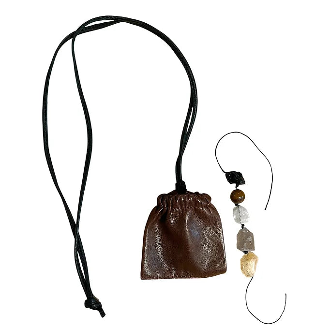 Pochette à lien de serrage - String mini - Ébène