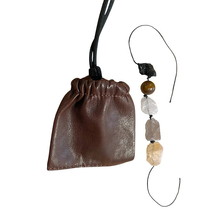 Pochette à lien de serrage - String mini - Ébène