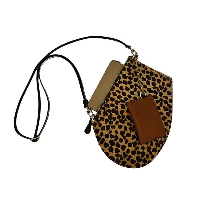 Pocket shoulder strap - Zip medium - Leopard