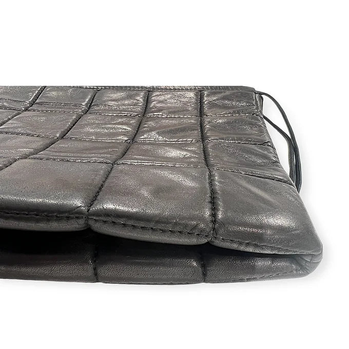 Drawstring Pocket - String medium - Quilted black