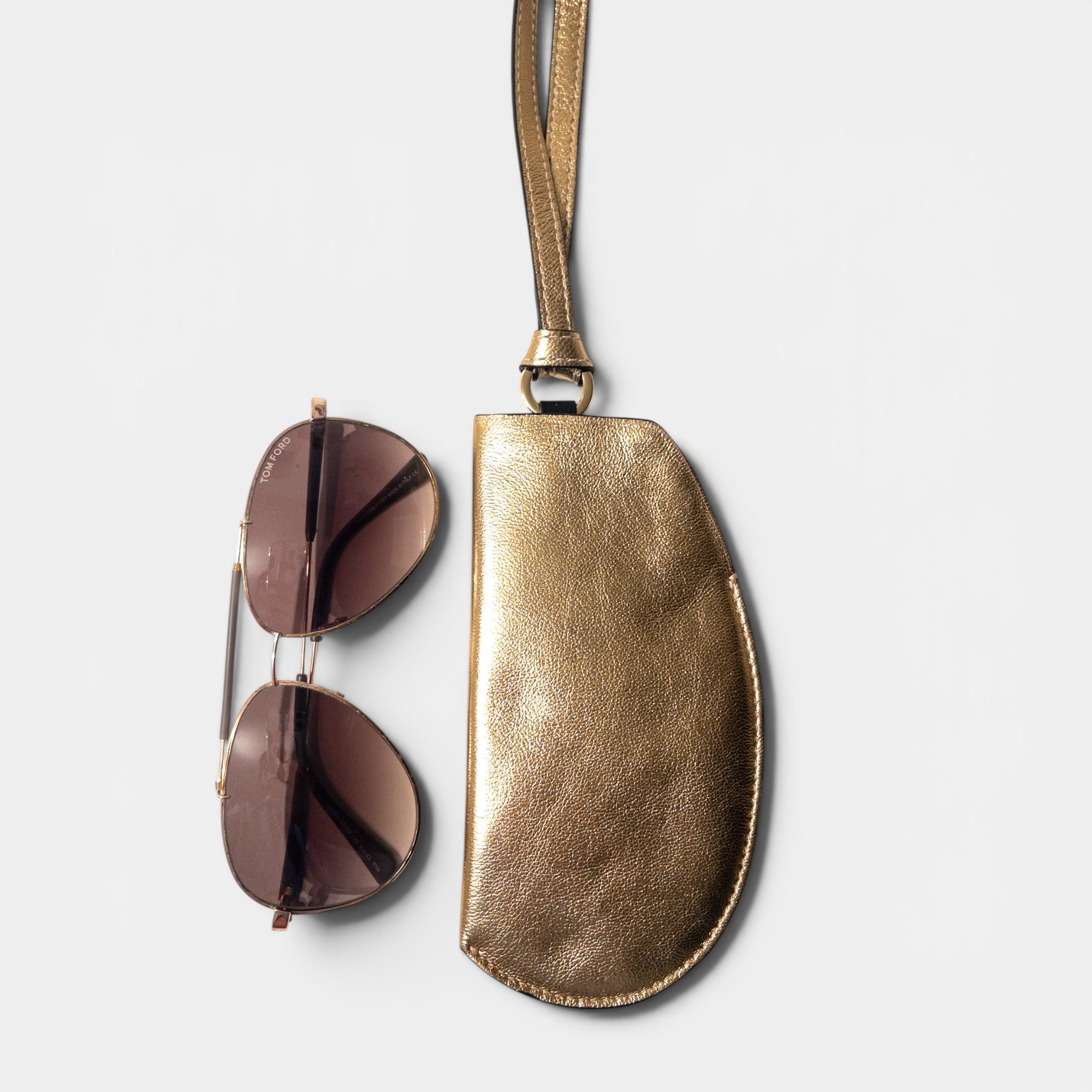 Étui à lunettes - Doré