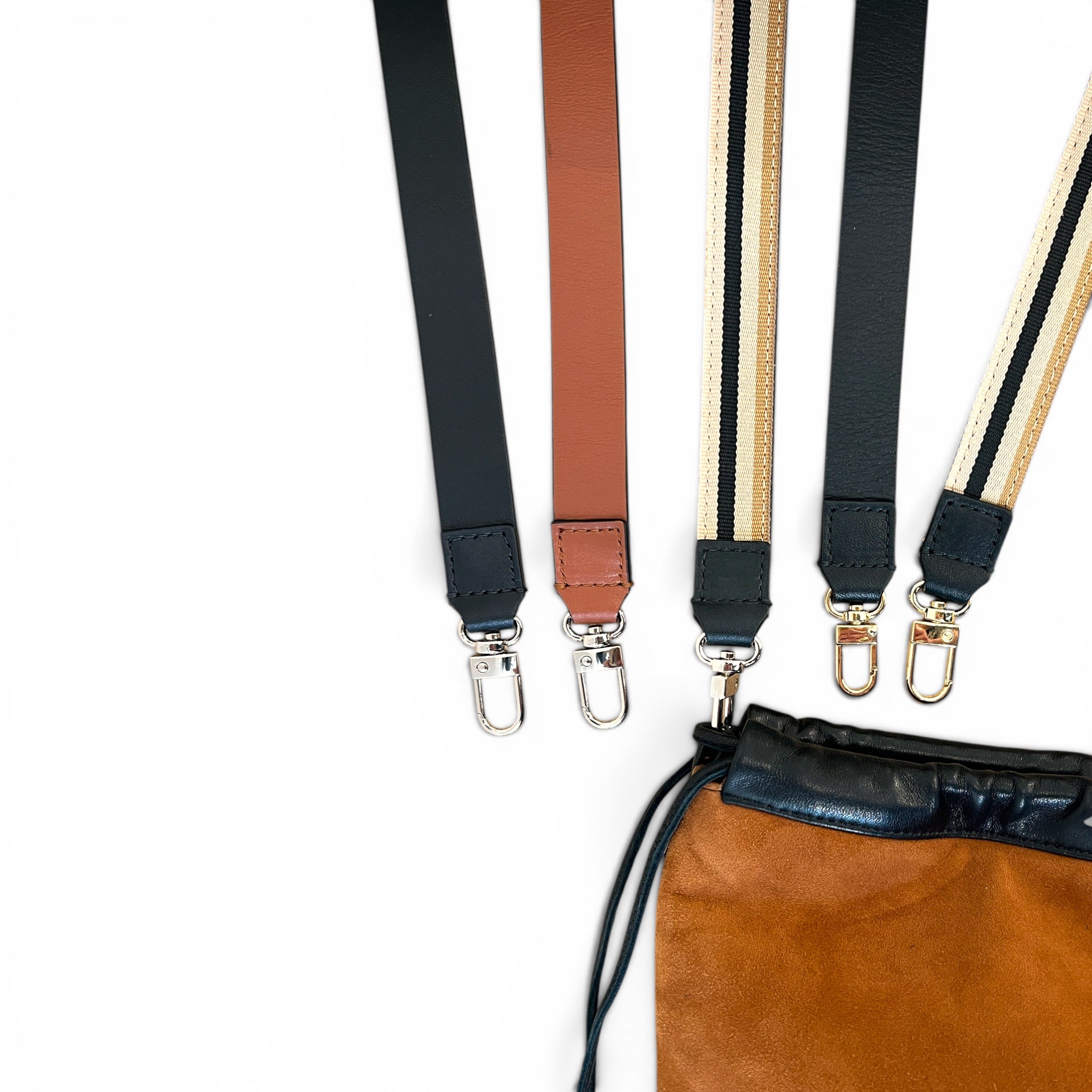 Pocket String - String - Suede and black Suede