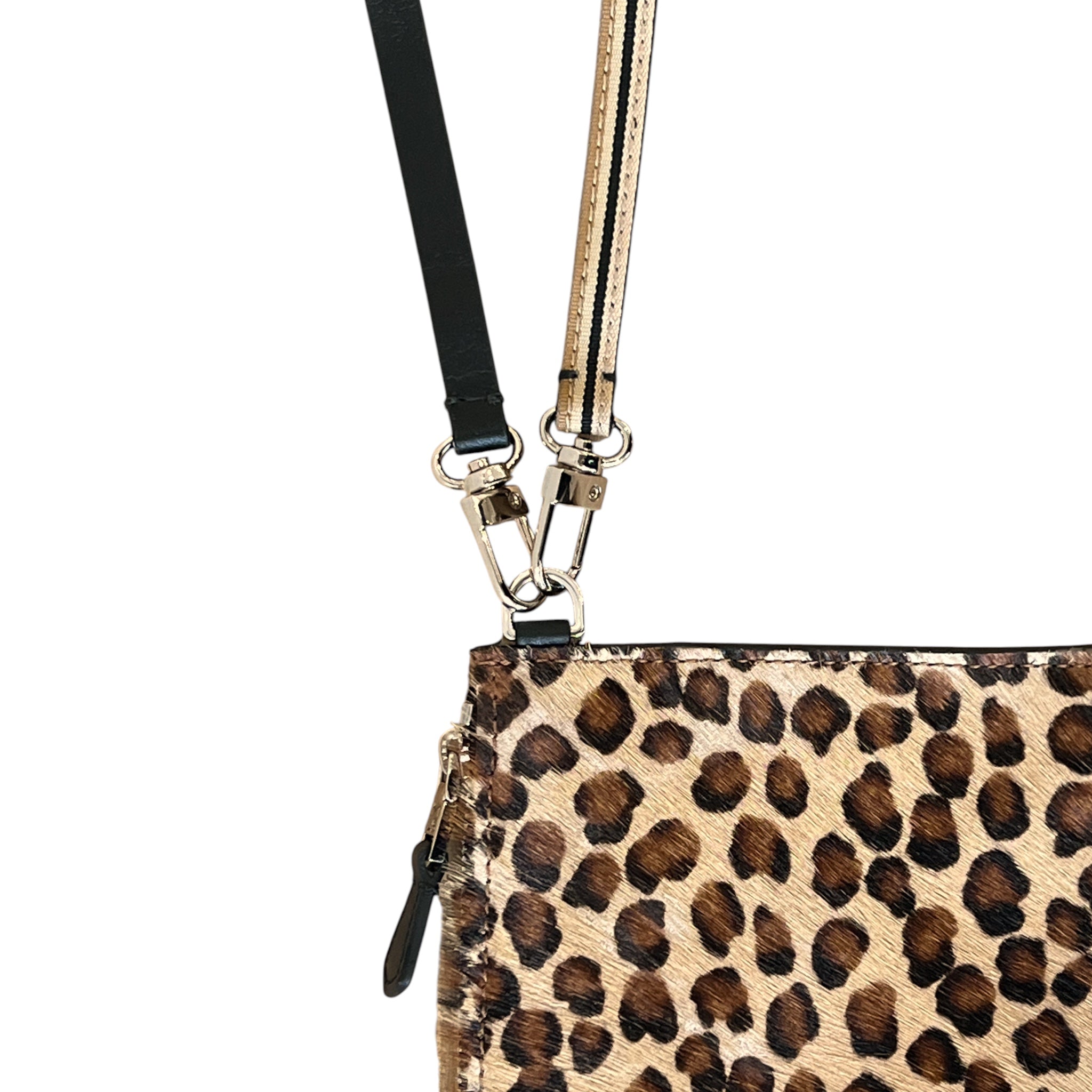 Pochette bandoulière - Zip medium - Léopard