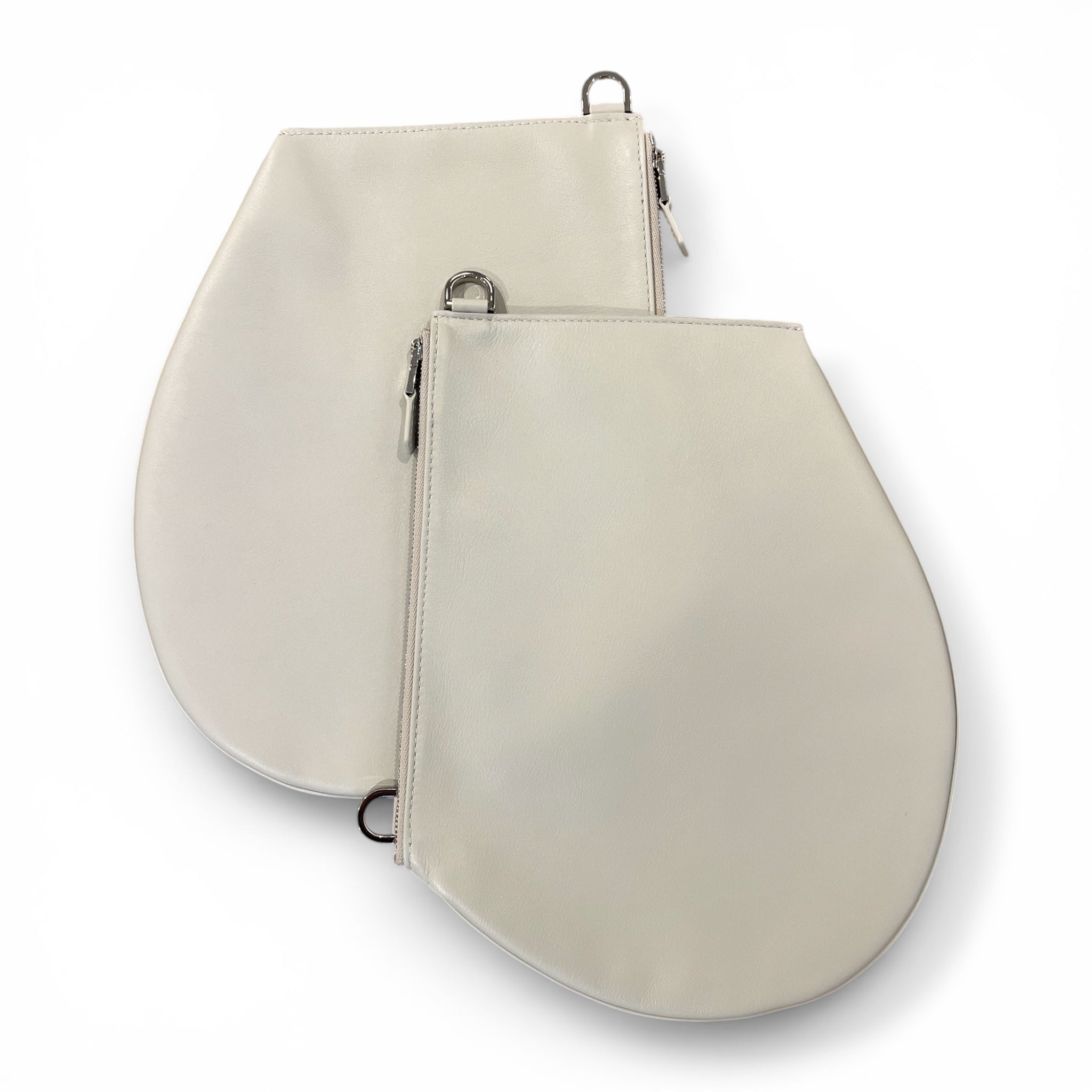 Pochette bandoulière - Zip XL - écrue