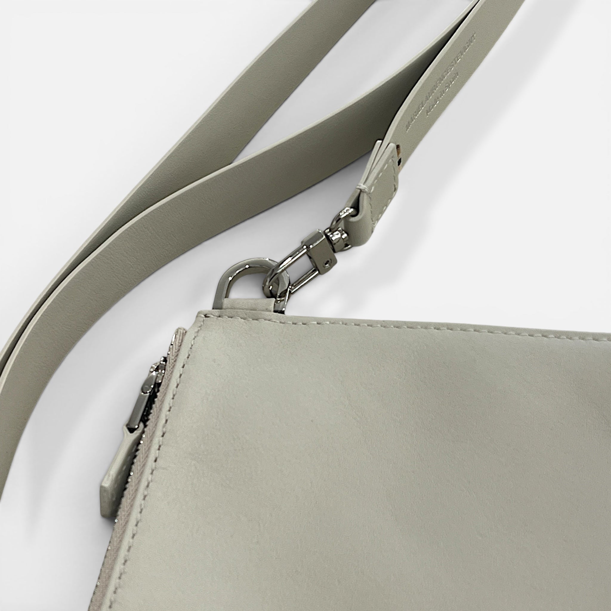 Pochette bandoulière - Zip XL - écrue