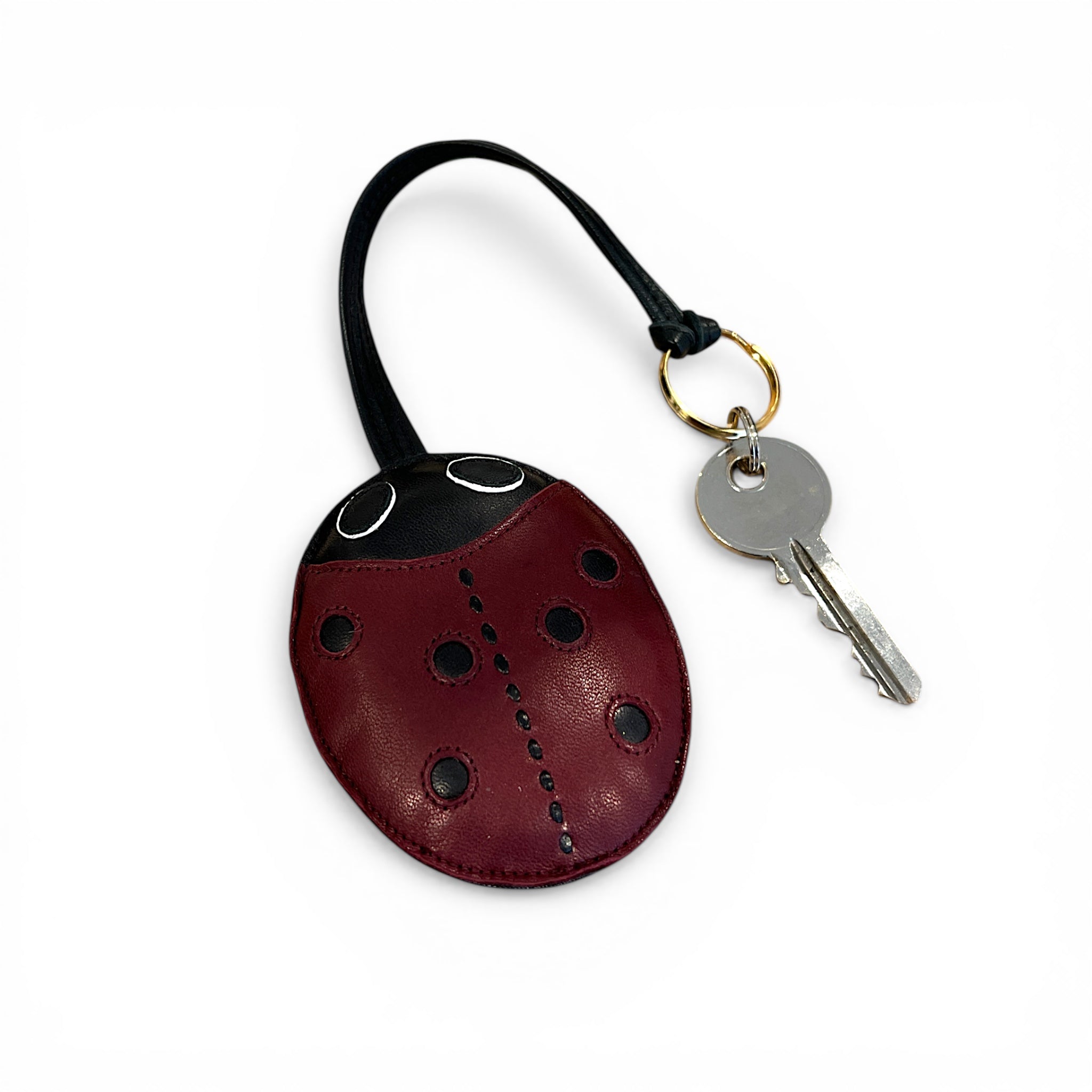 Bijou de pochette - Coccinelle- Bordeaux