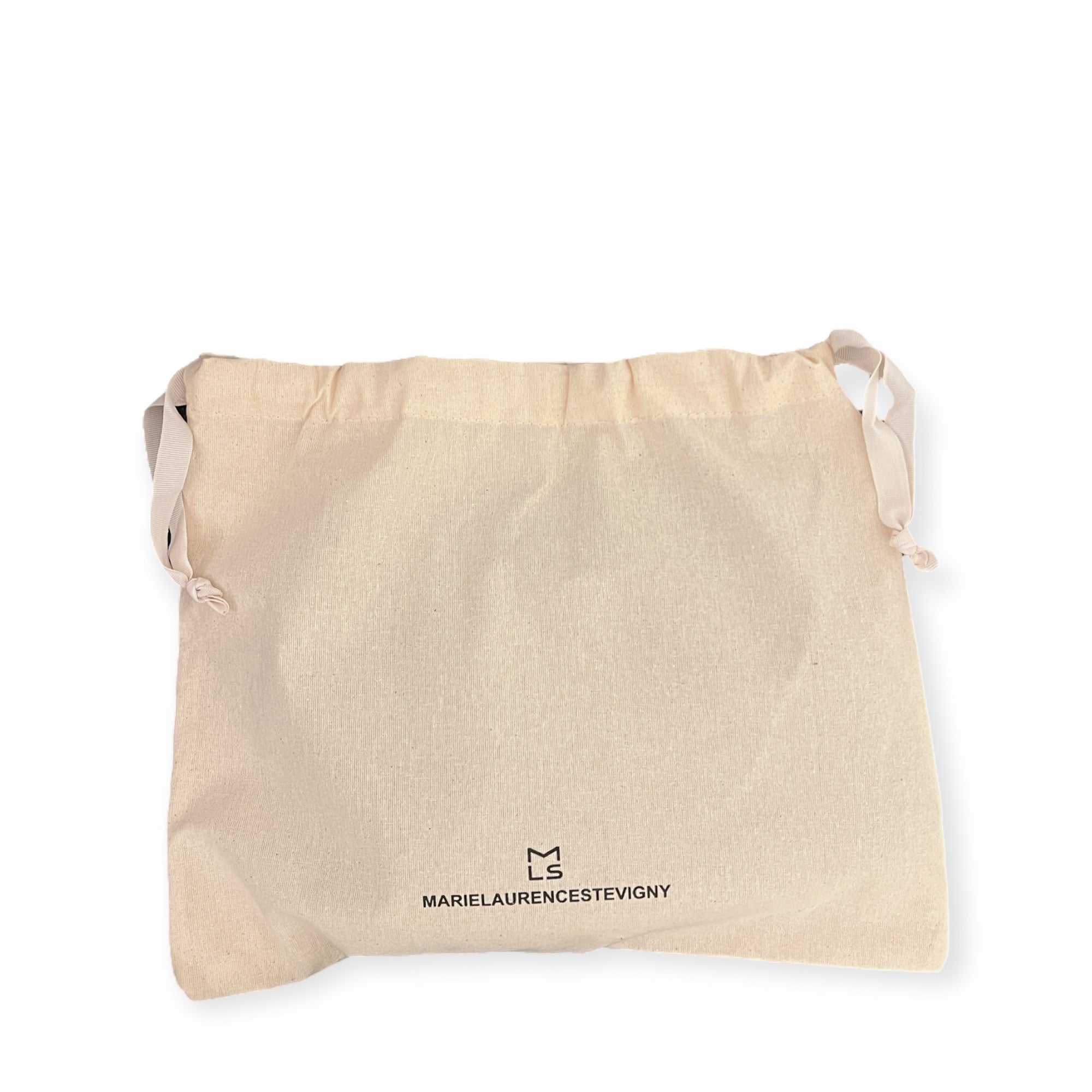 Pouch bag String - Cognac and black