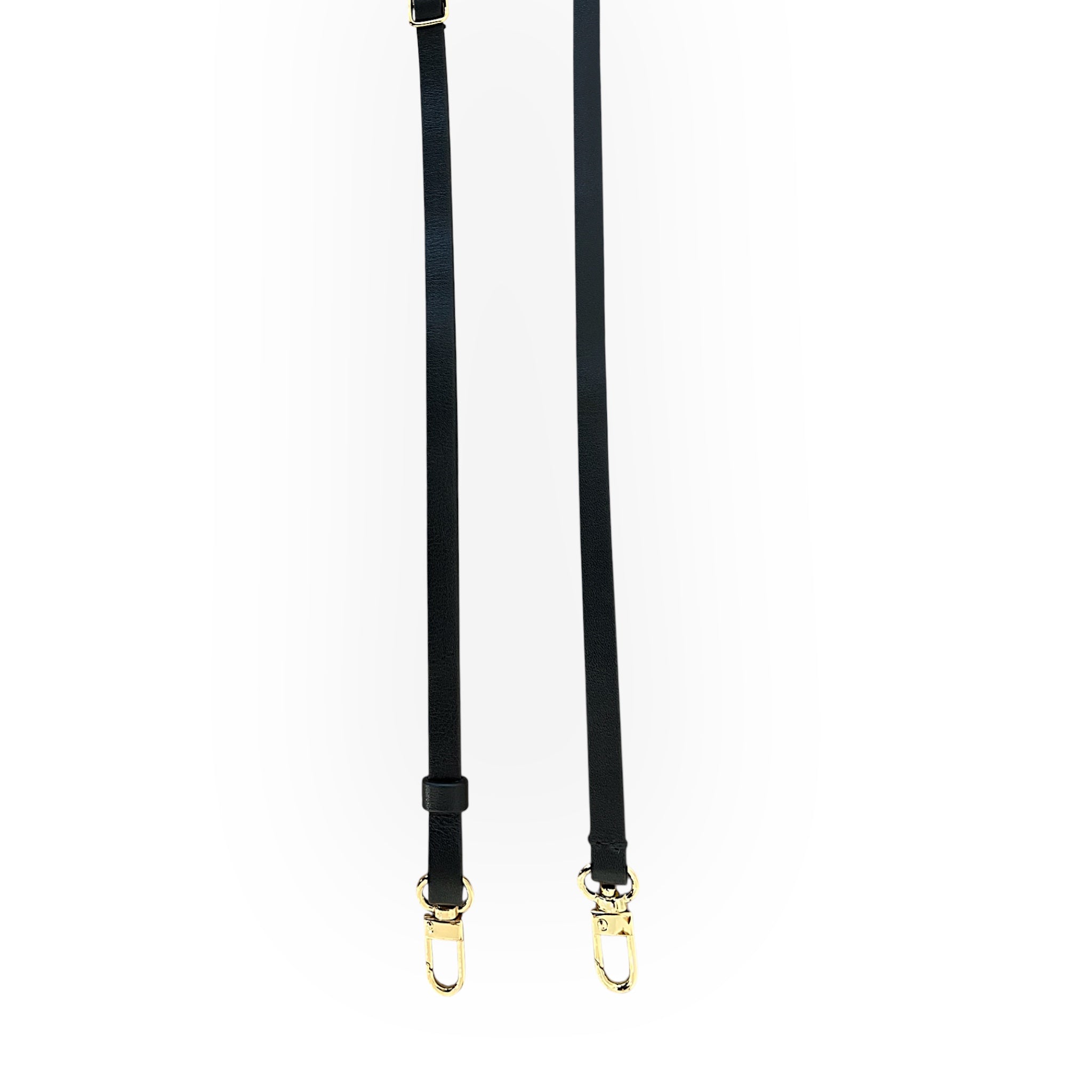 shoulder strap fine ajustable - Black with gold trim