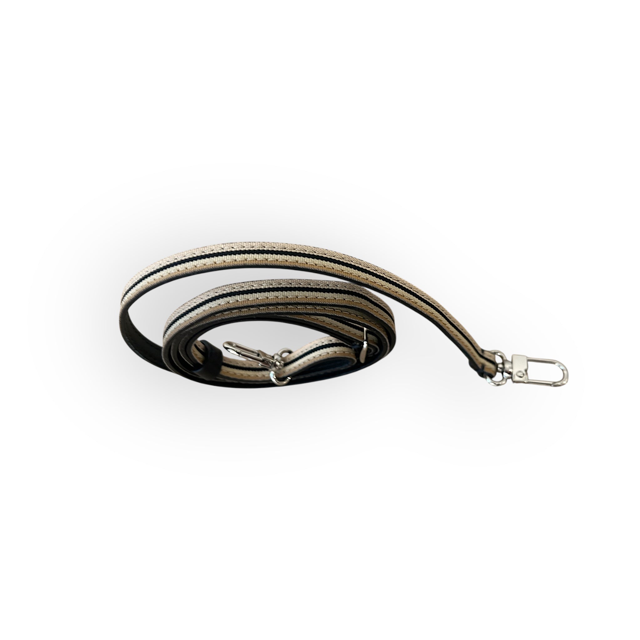 shoulder strap fine ajustable - Black and striped skin