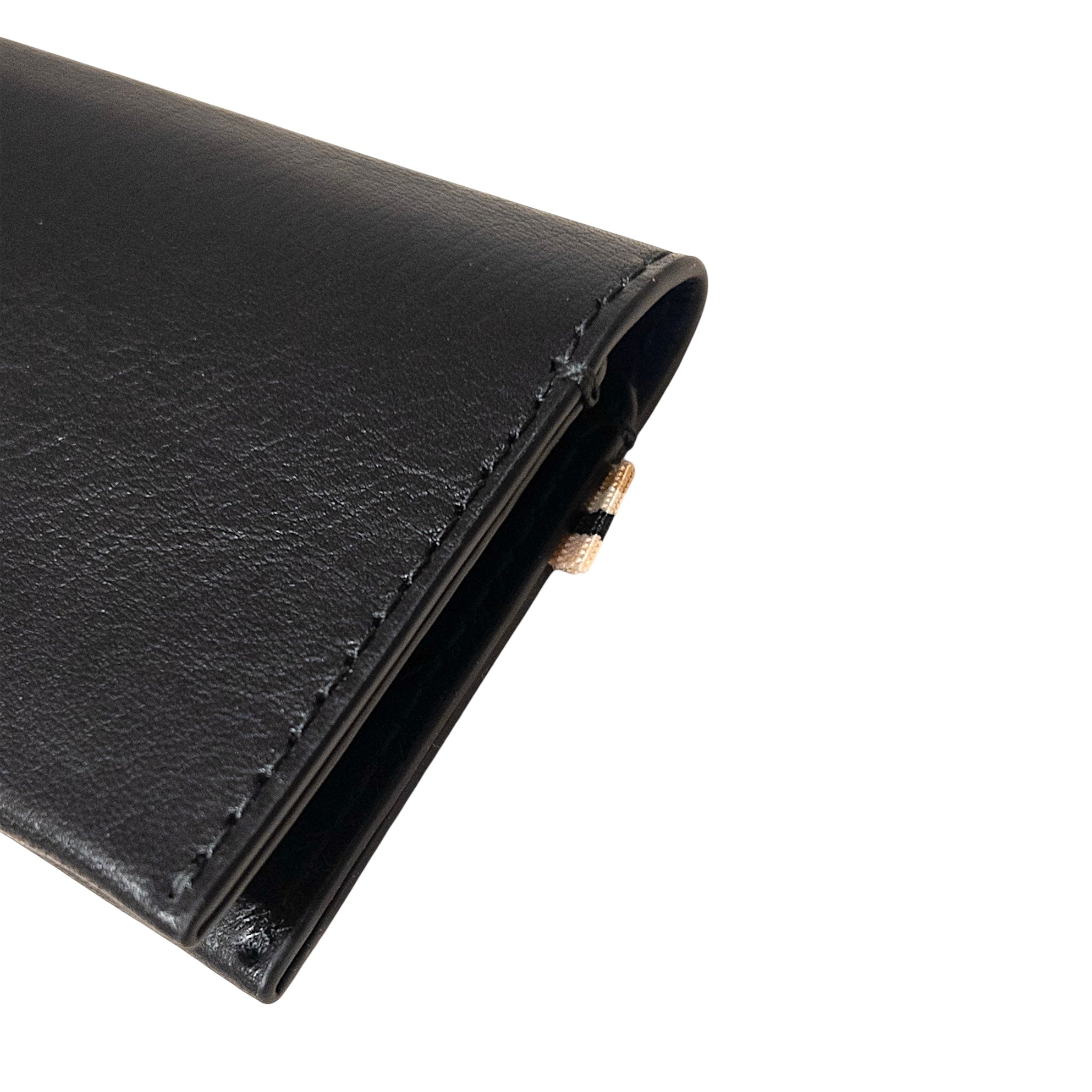 Slim wallet RFID Multicards - black blue