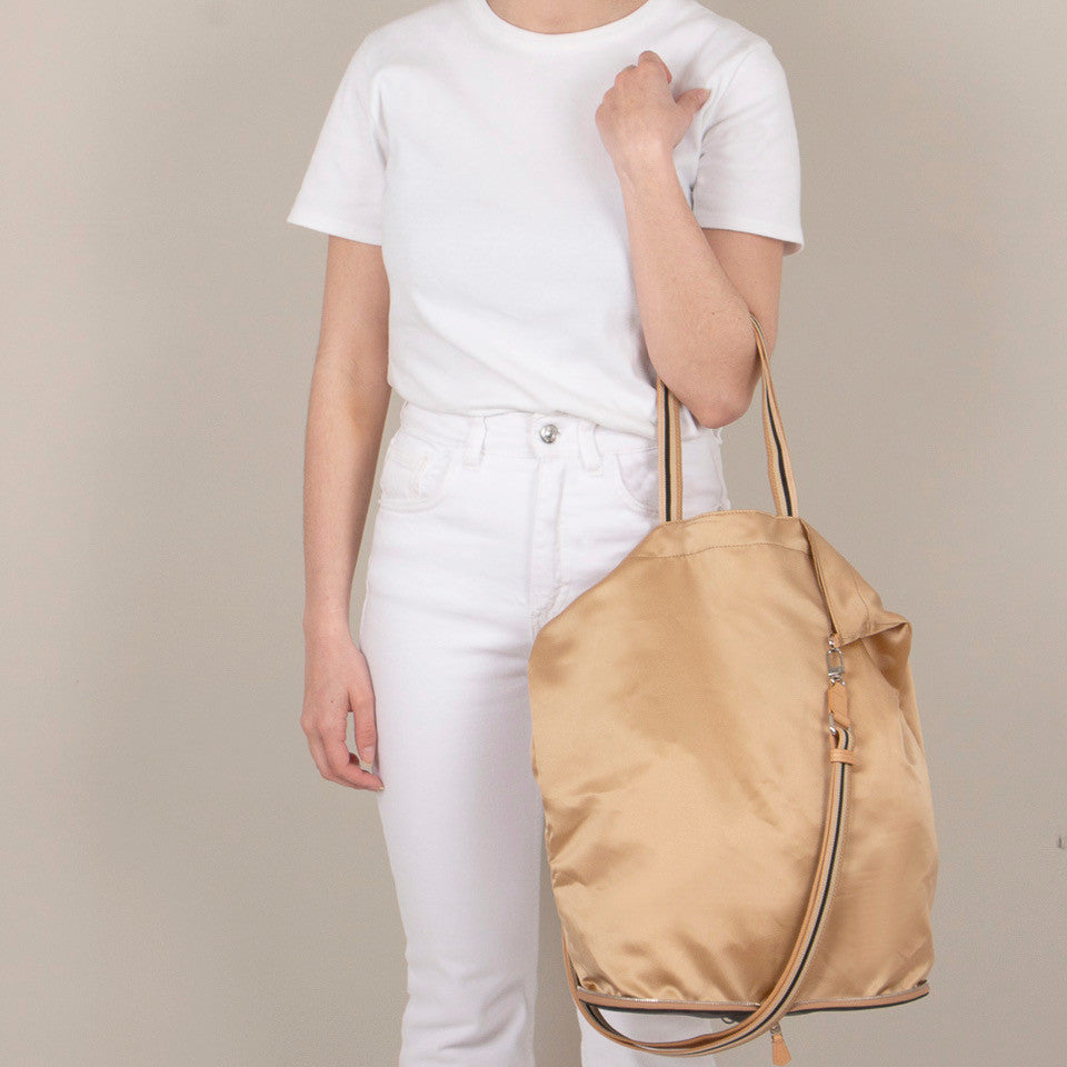 Cabas pocket pliable - Naturel