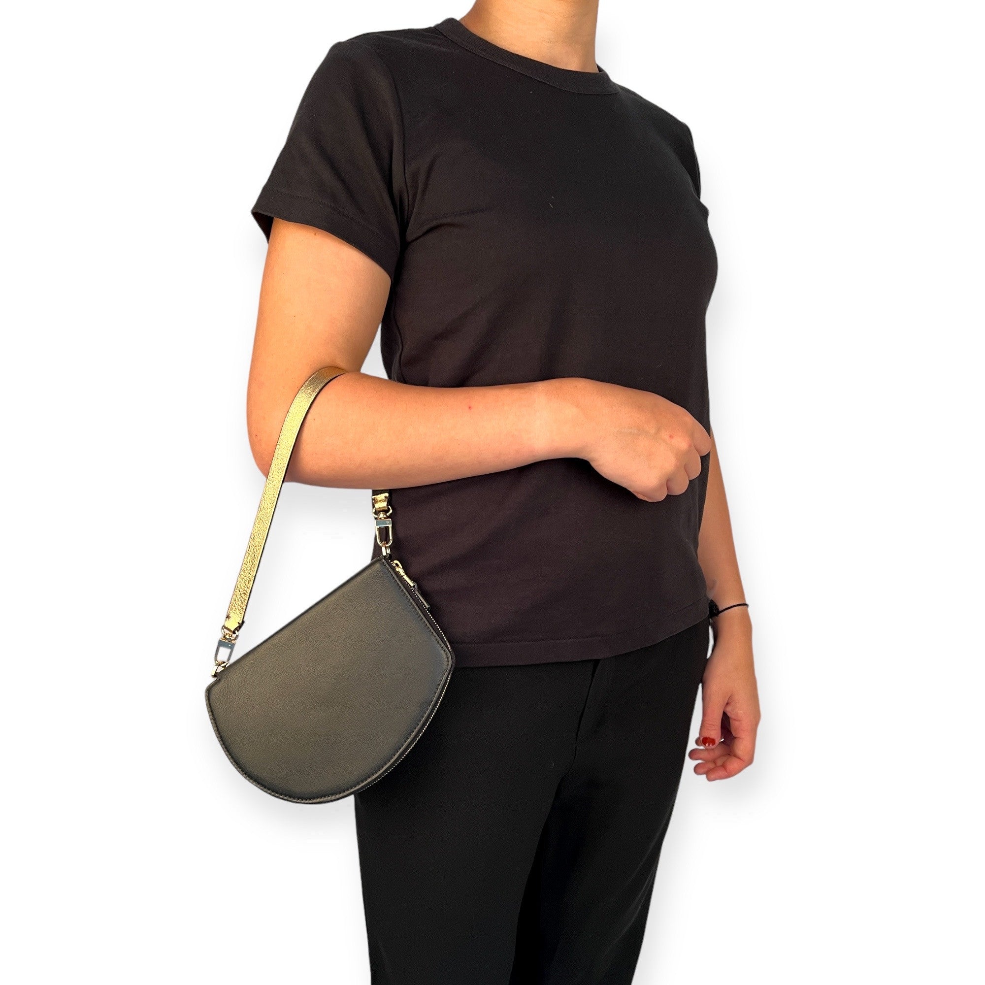 Pocket organizer - Pocket medium - Black with gold trim