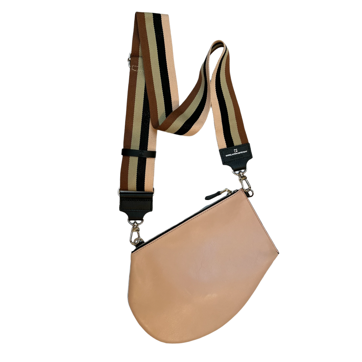 Marielaurencestevigny.XL Skin removable shouder strap with Zip maxi nude .PNG