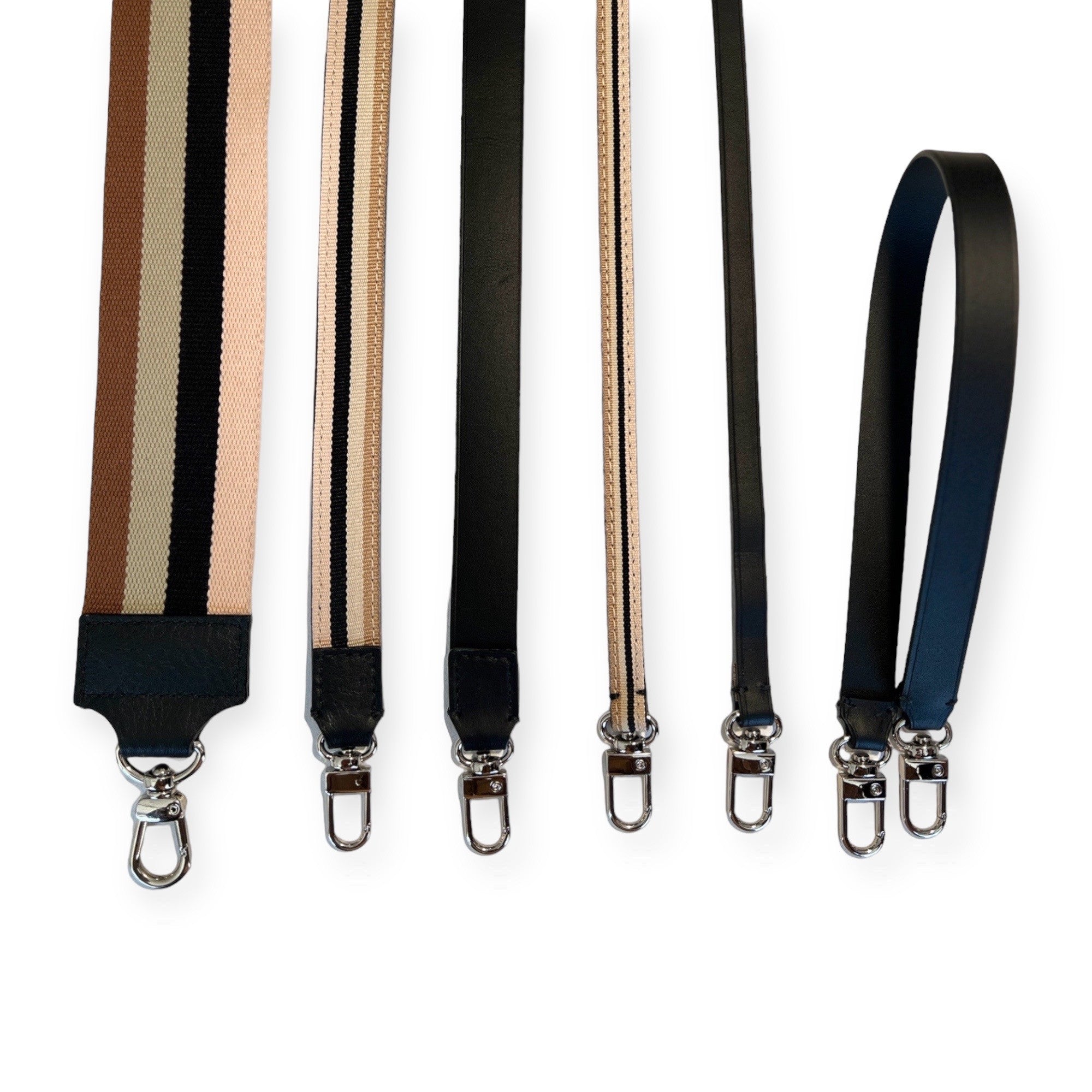 Pochette bandoulière - Zip XL - Blanc cassé et noir