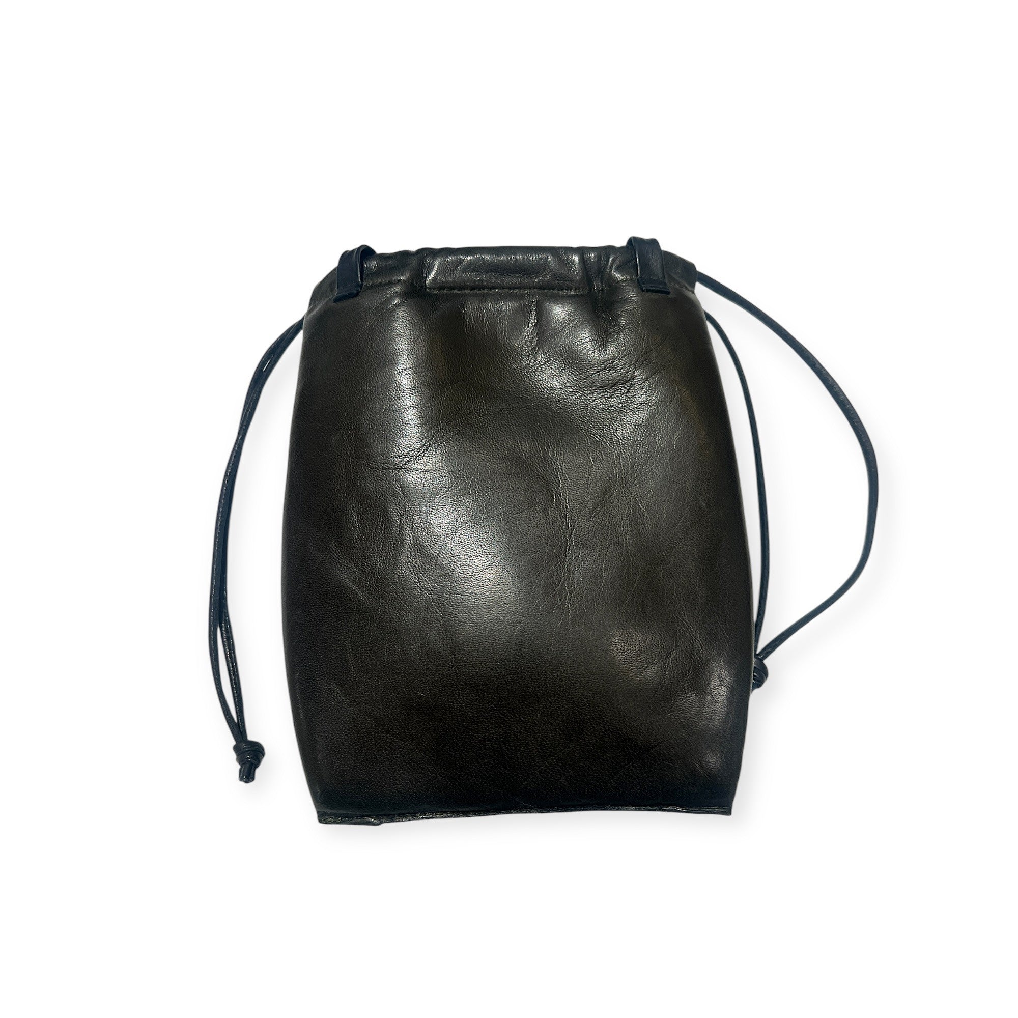 Pochette à lien de serrage - String micro - Kaki et noir