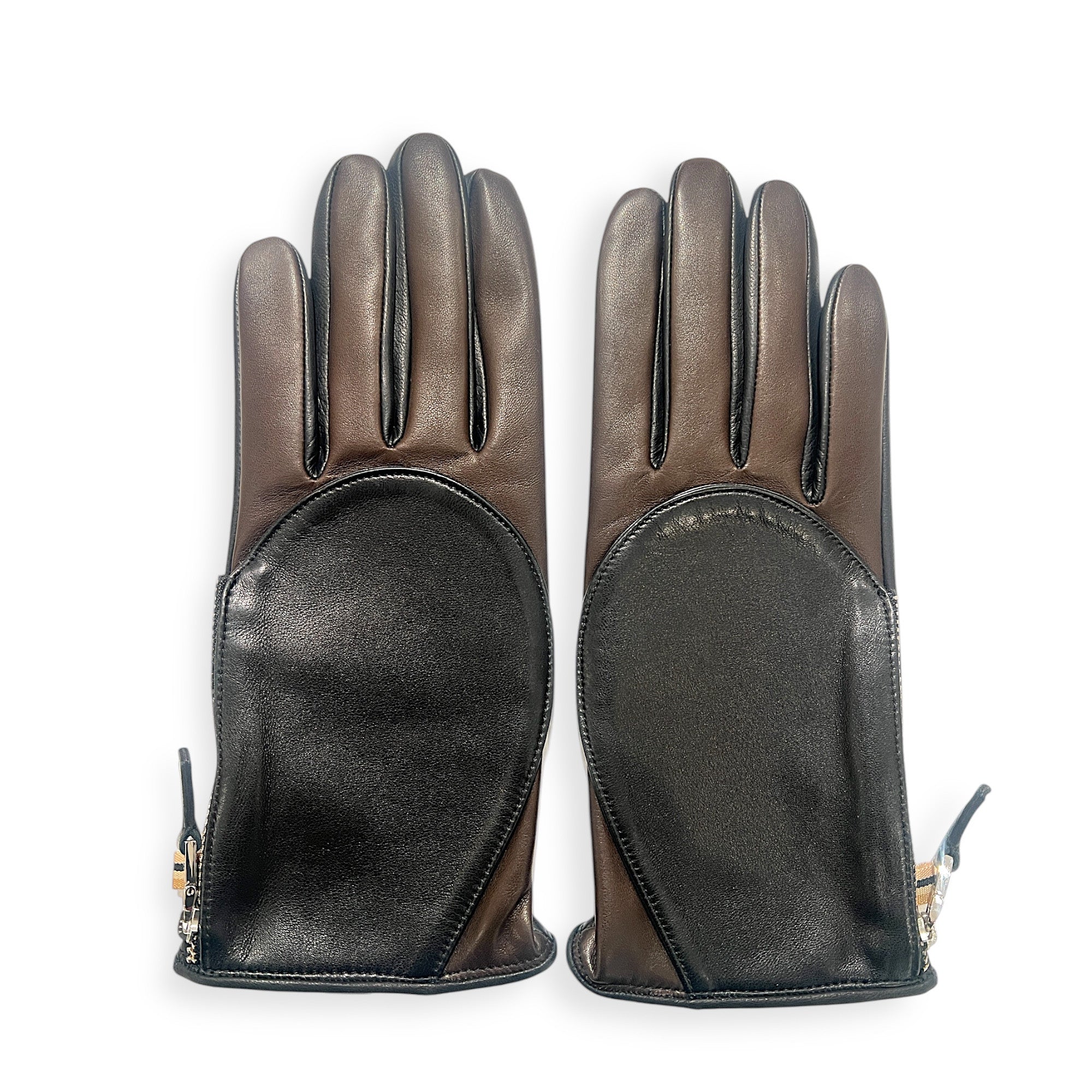 skin classic pocket gloves-ebony black frontside. fl
