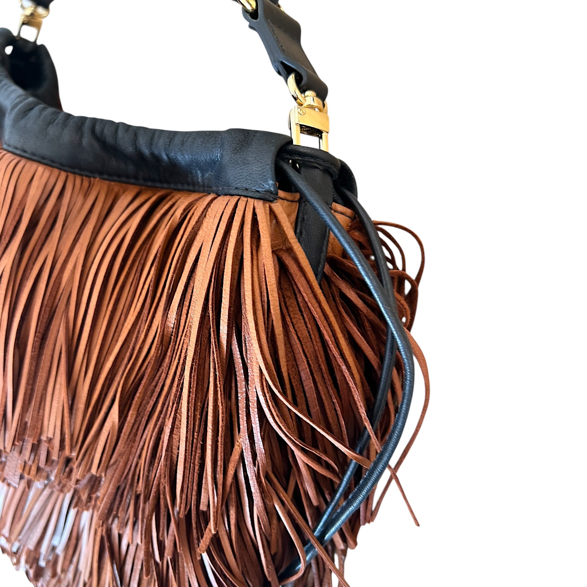 MARIELAURENCESTEVIGNY_Fringes _String pouches medium-tan-packshoot- with large black strap