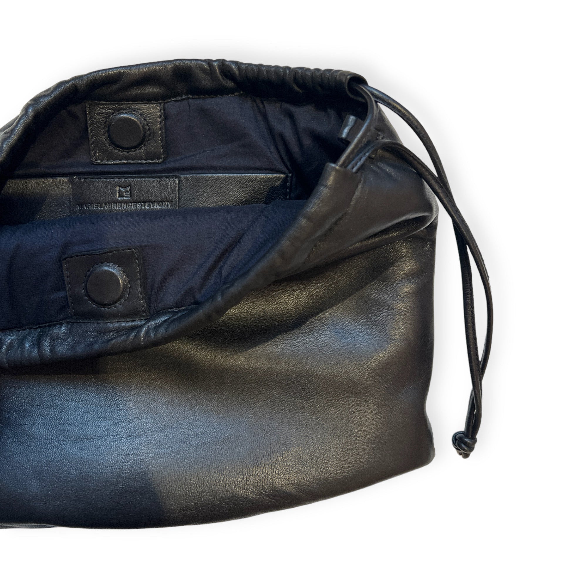 Pochette à lien de serrage - String medium - Noir