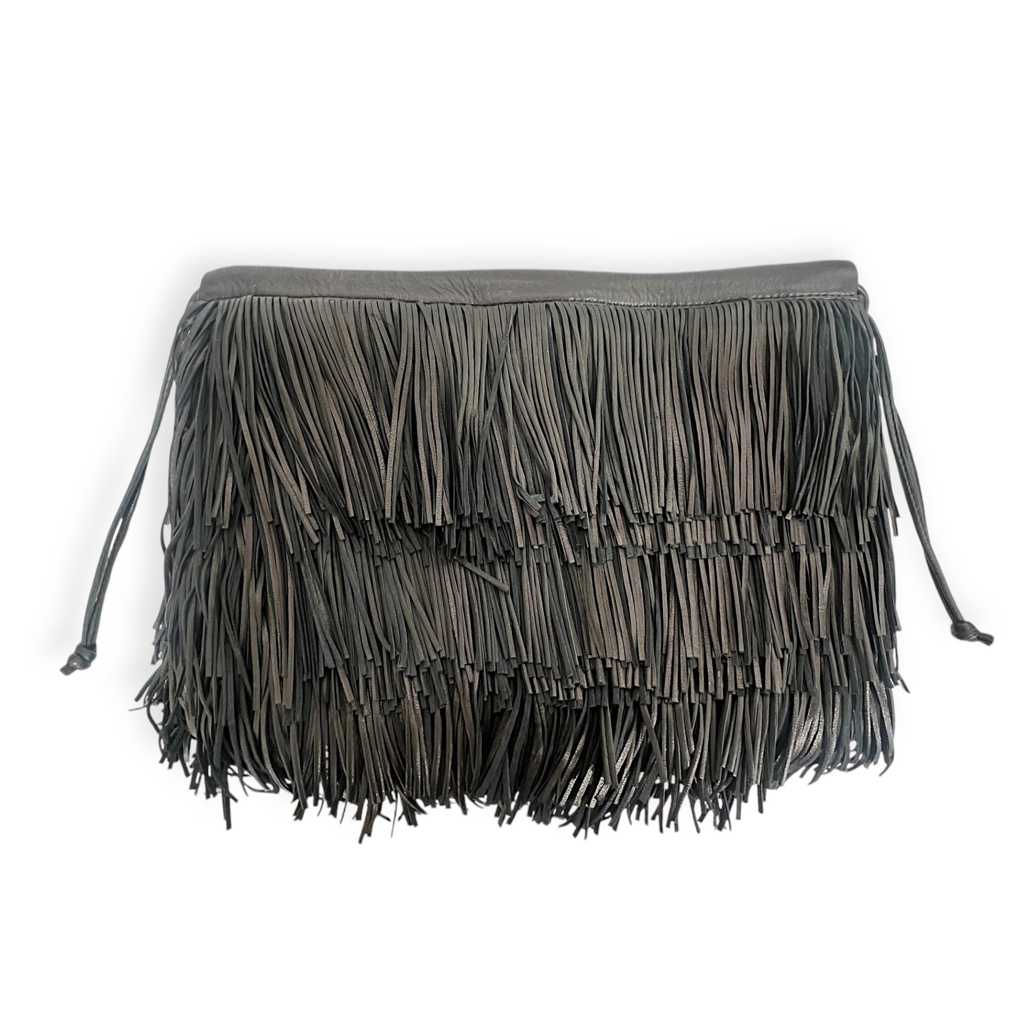 MARIELAURENCESTEVIGNY__String pouches maxi-black -fringes-packshoot frontJPG.JPG