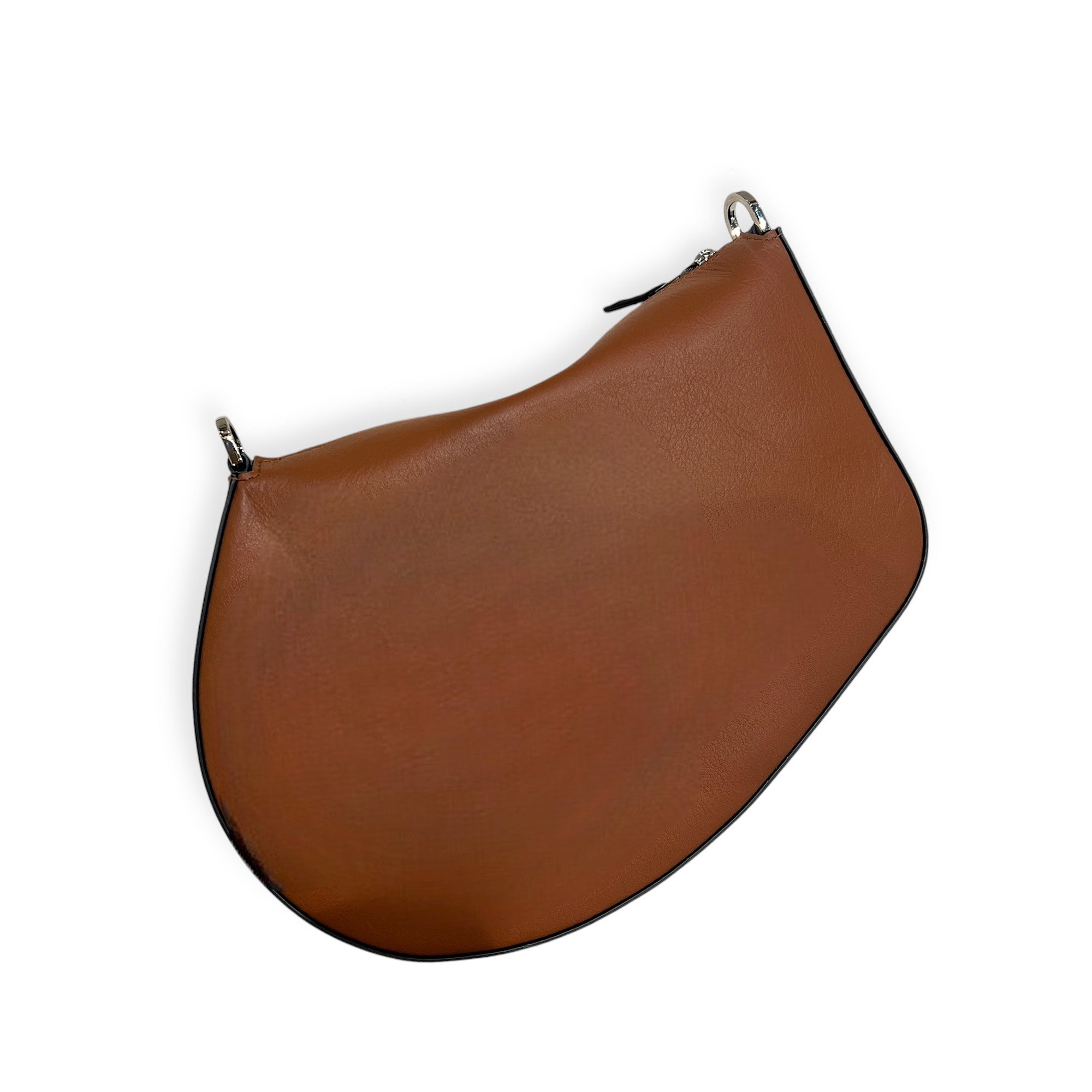MARIELAURENCESTEVIGNY-skin classic edition-Zip baguette maxi - Tan - without strap front .