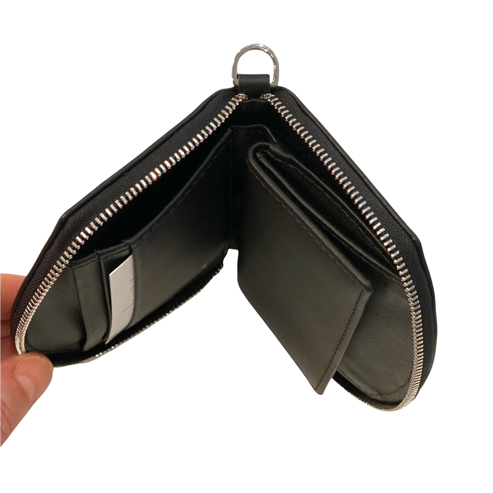 Pochette organisée - Pocket micro - Noir et finitions argentées