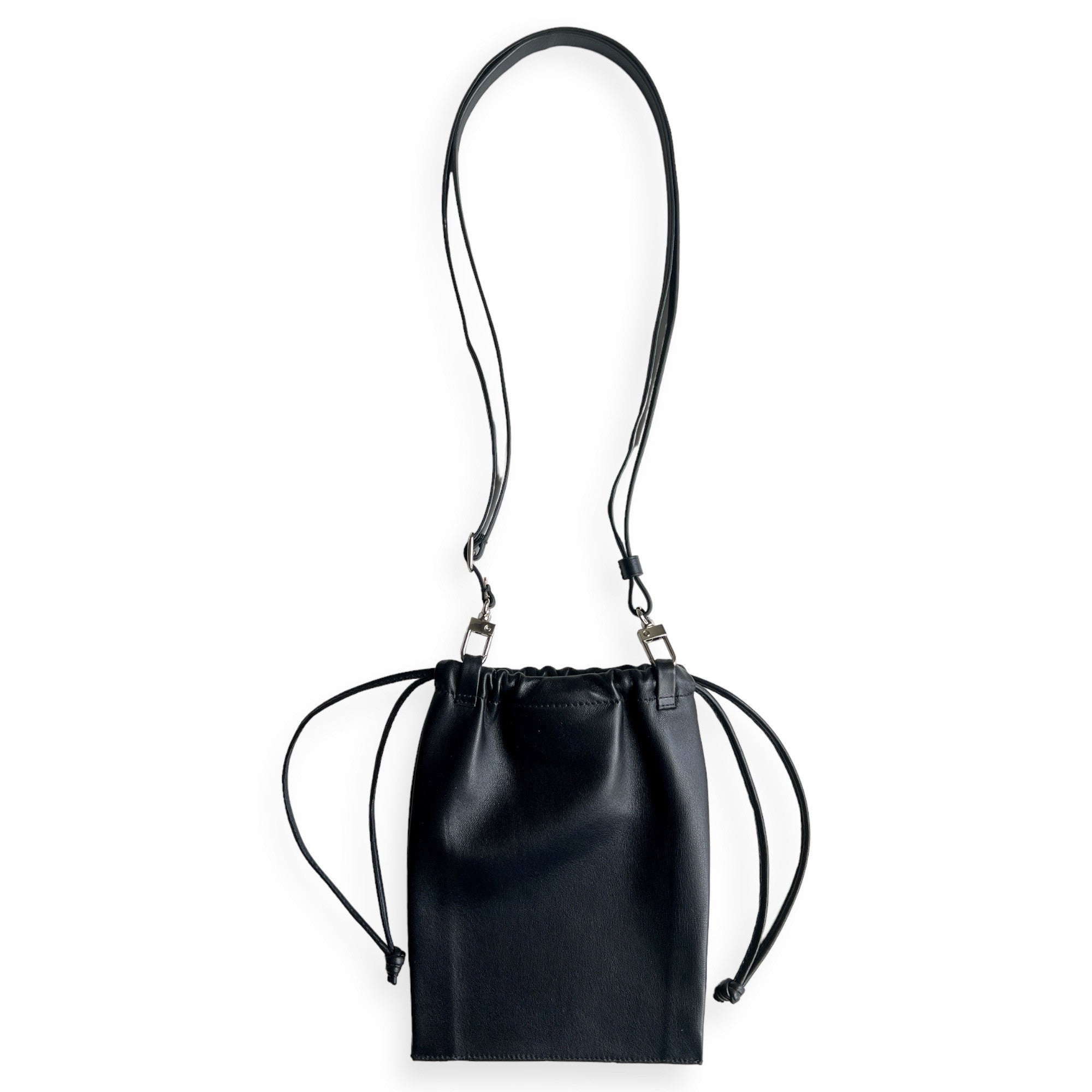 Pochette à lien de serrage - String nano - Noir