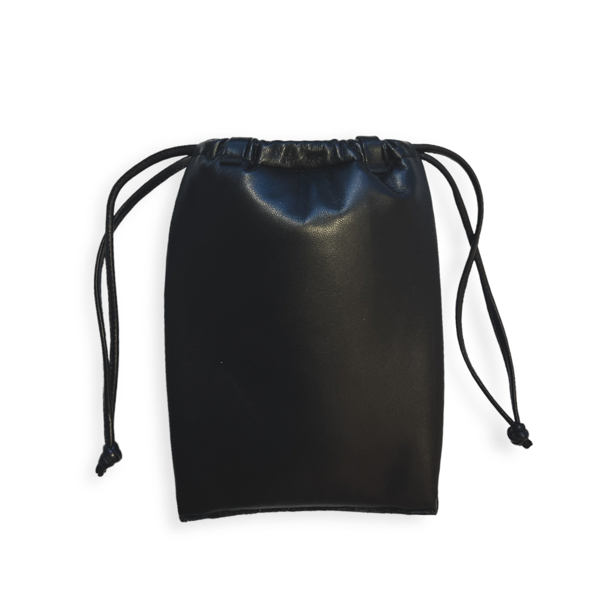 Pochette à lien de serrage - String micro - Noir