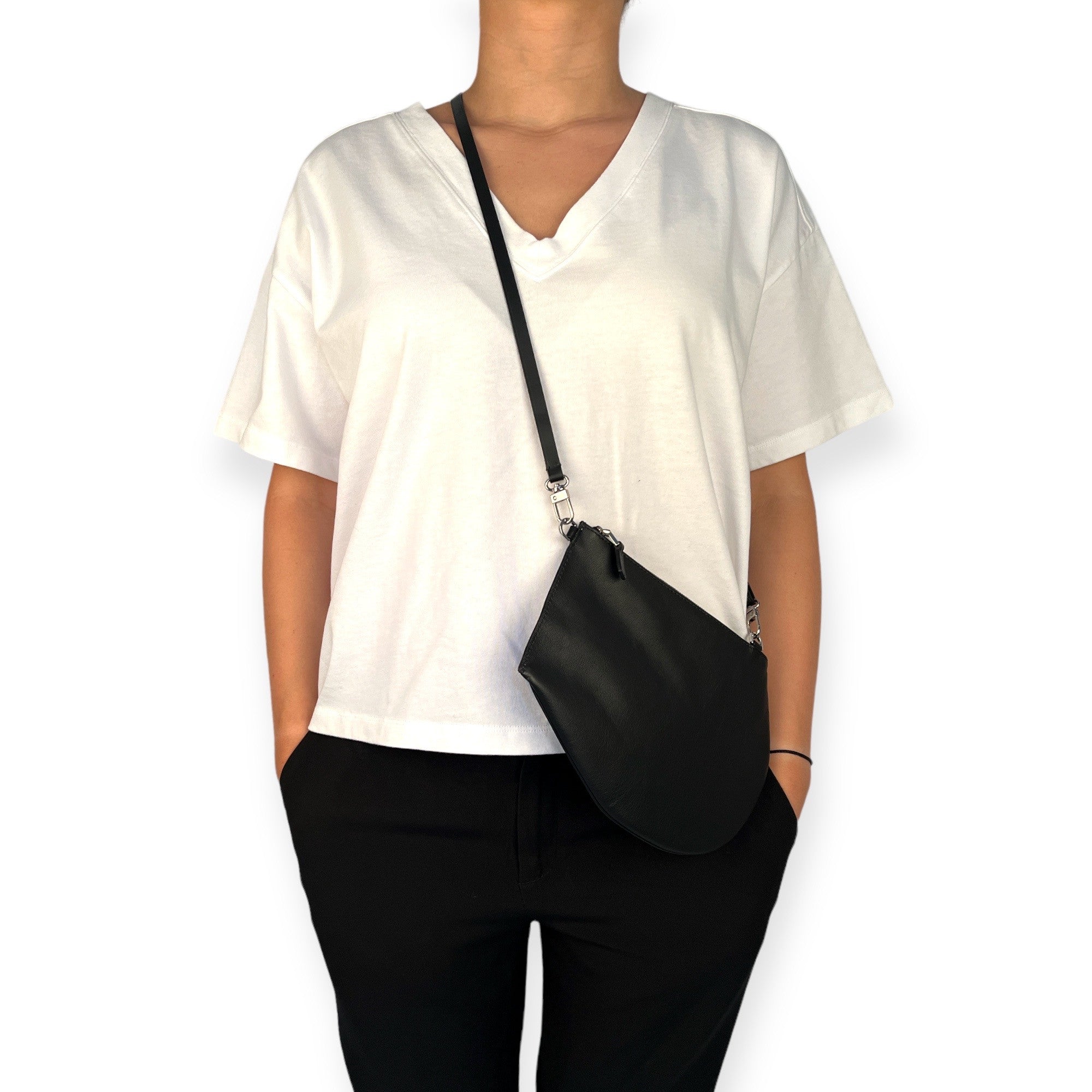 Pocket - Zip medium - Light blue