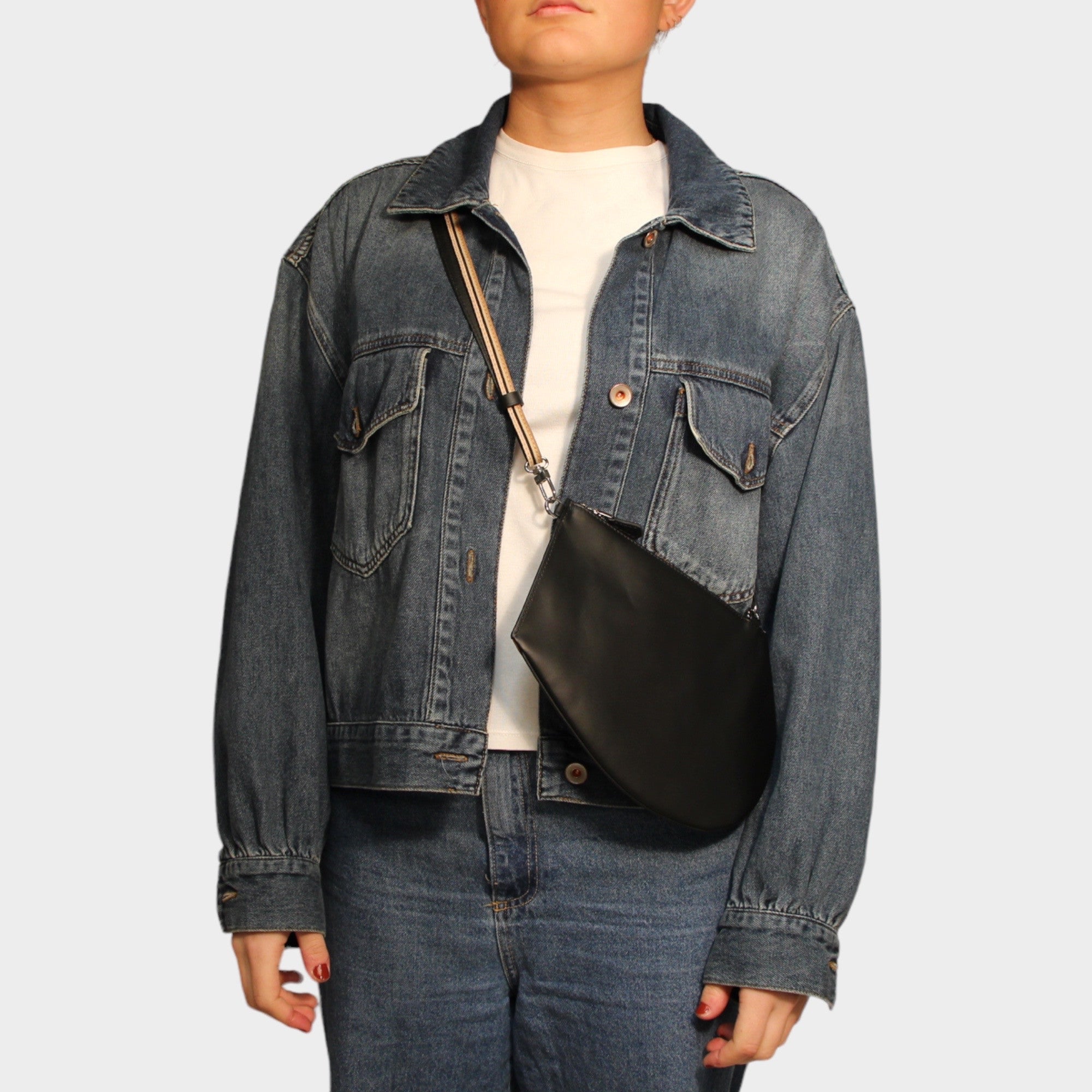 Pocket - Medium zip - Ebony and black