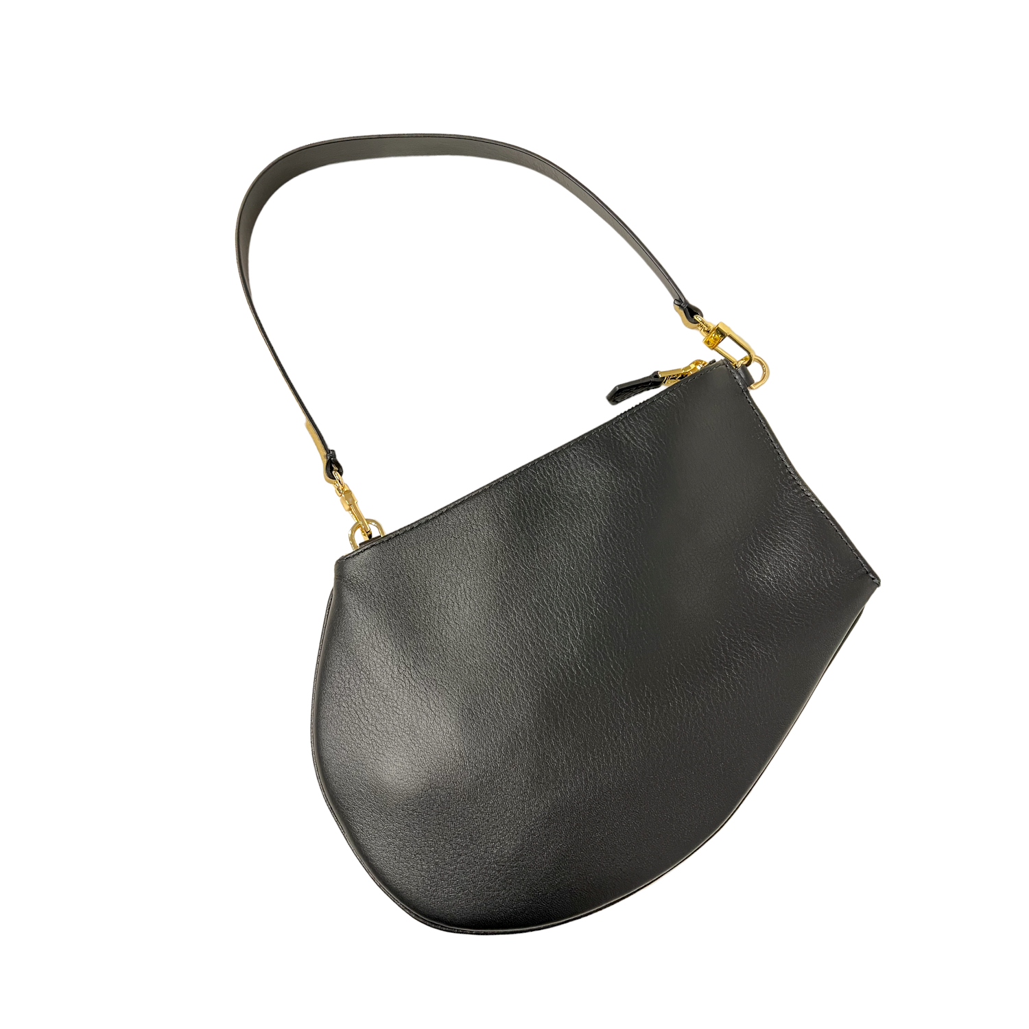 Cross micro gold black up on Zip maxi leather black black gold .PNG