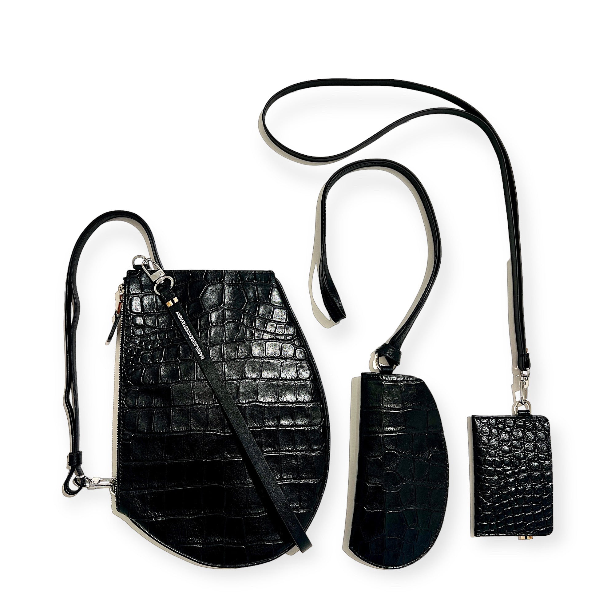 Porte-cartes - Noir croco
