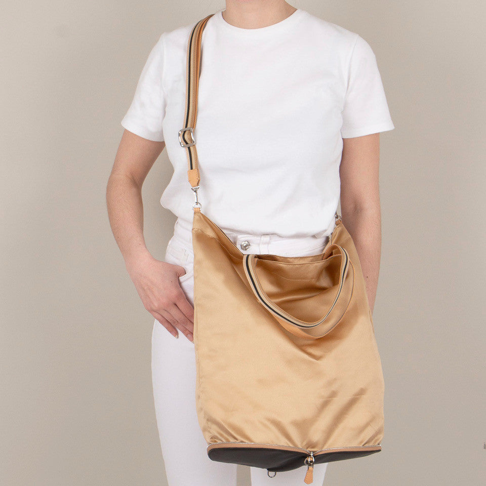 Cabas pocket pliable - Naturel