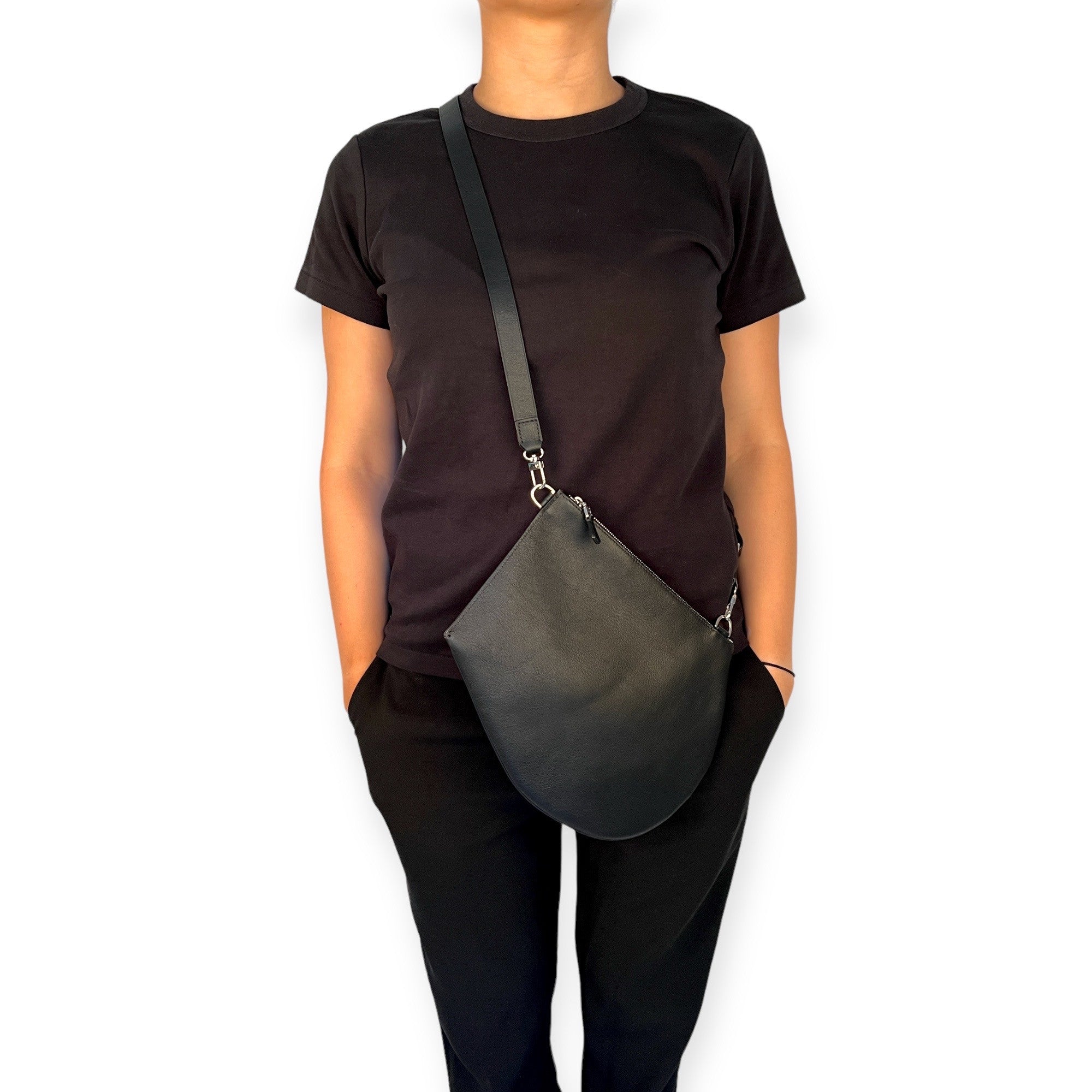 Pocket - Zip XL - Silver and black