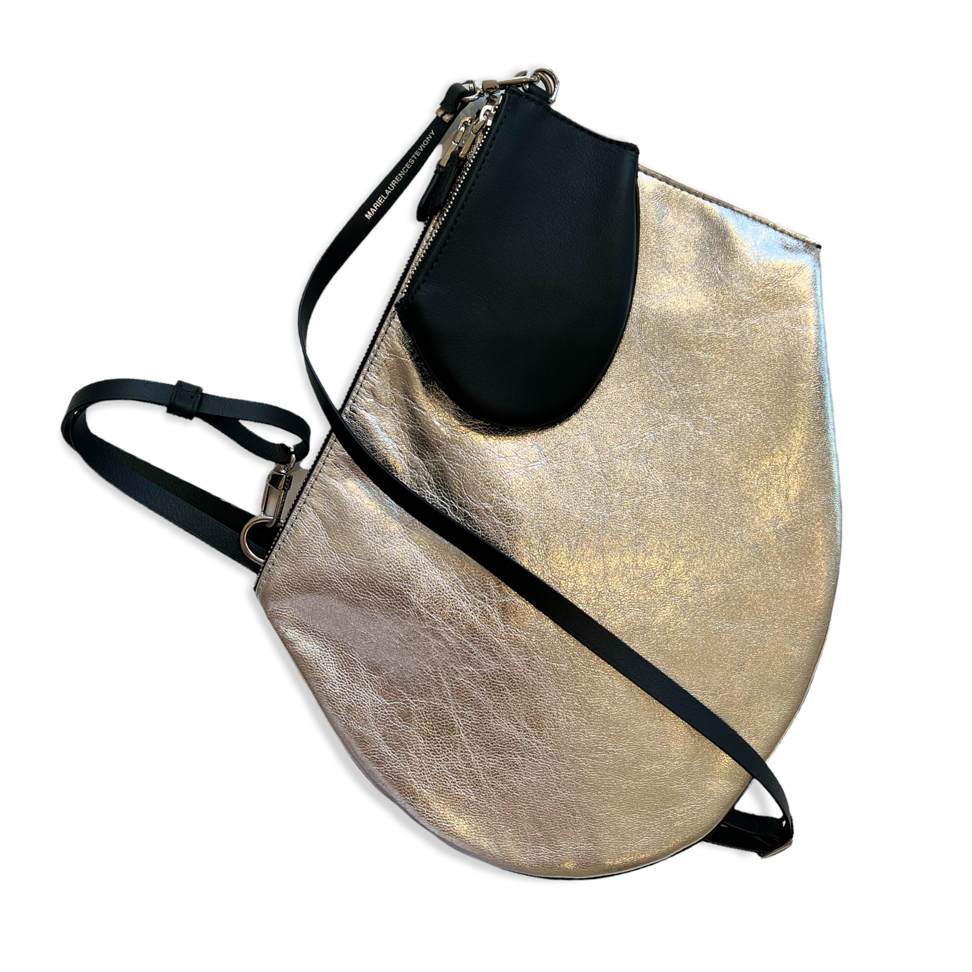 Pocket - Zip XL - Silver and black