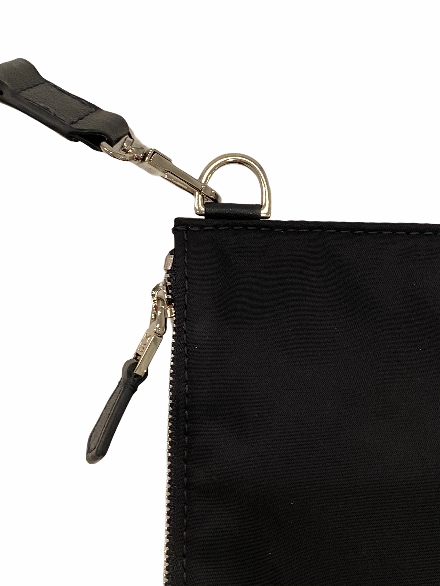 Pochette bandoulière - Zip XL - Noir et nylon