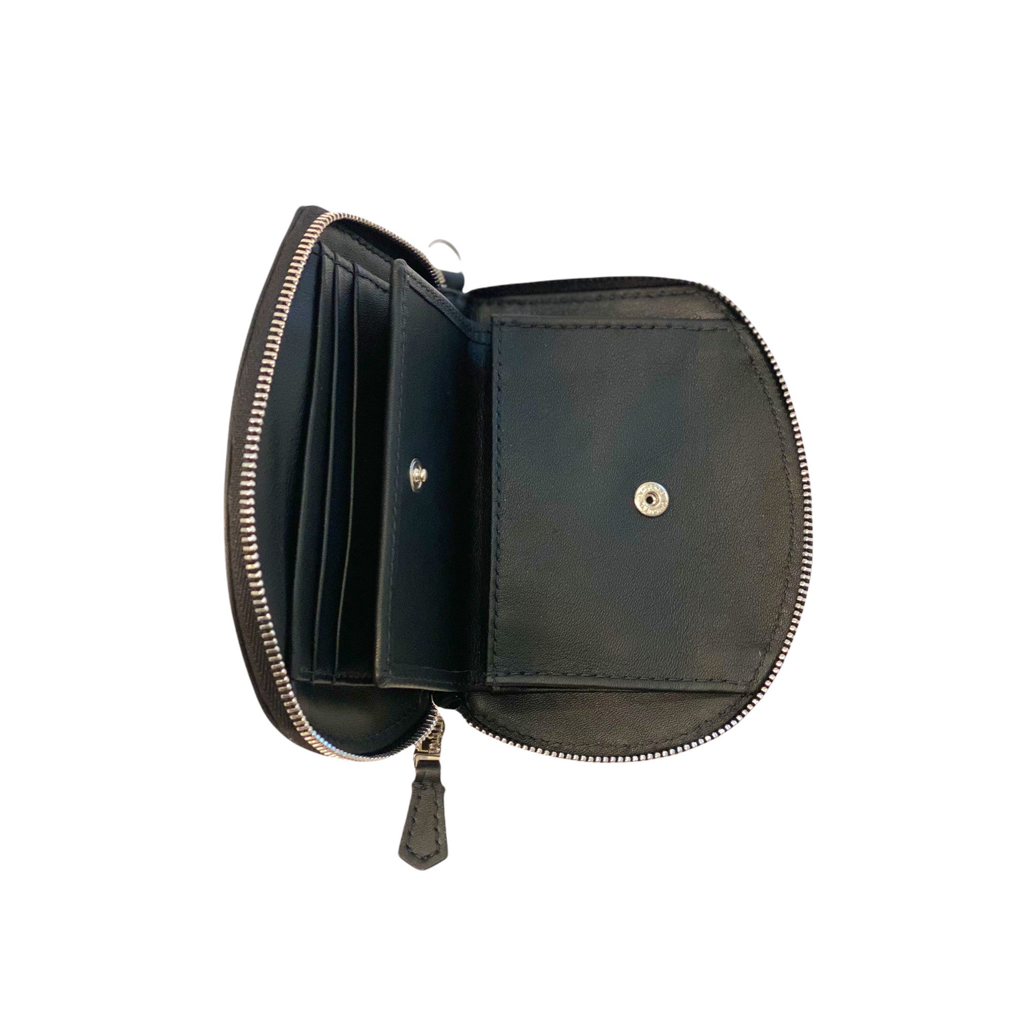 Pochette organisée - Pocket micro - Noir et finitions argentées