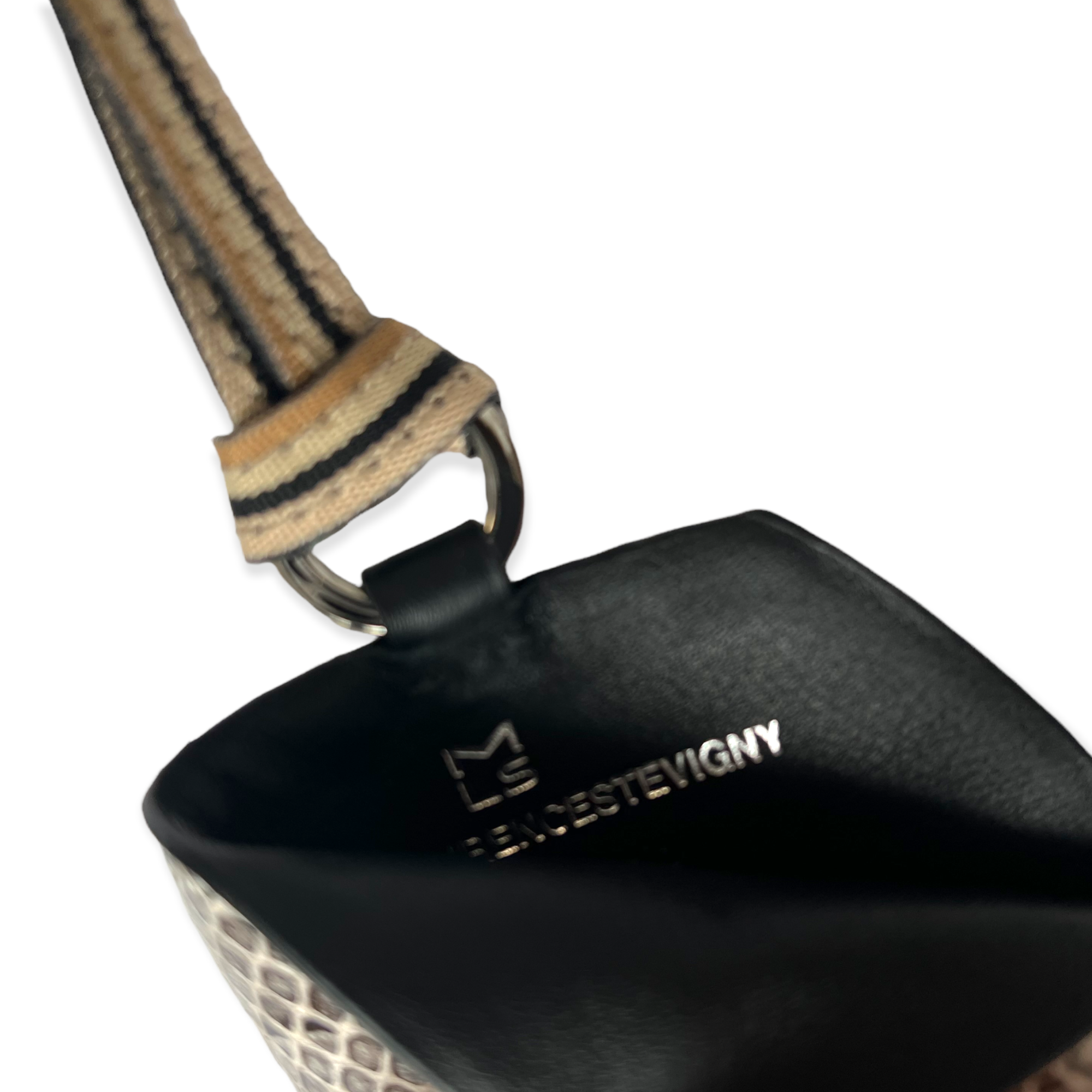 MLS glasses case snake detail signature