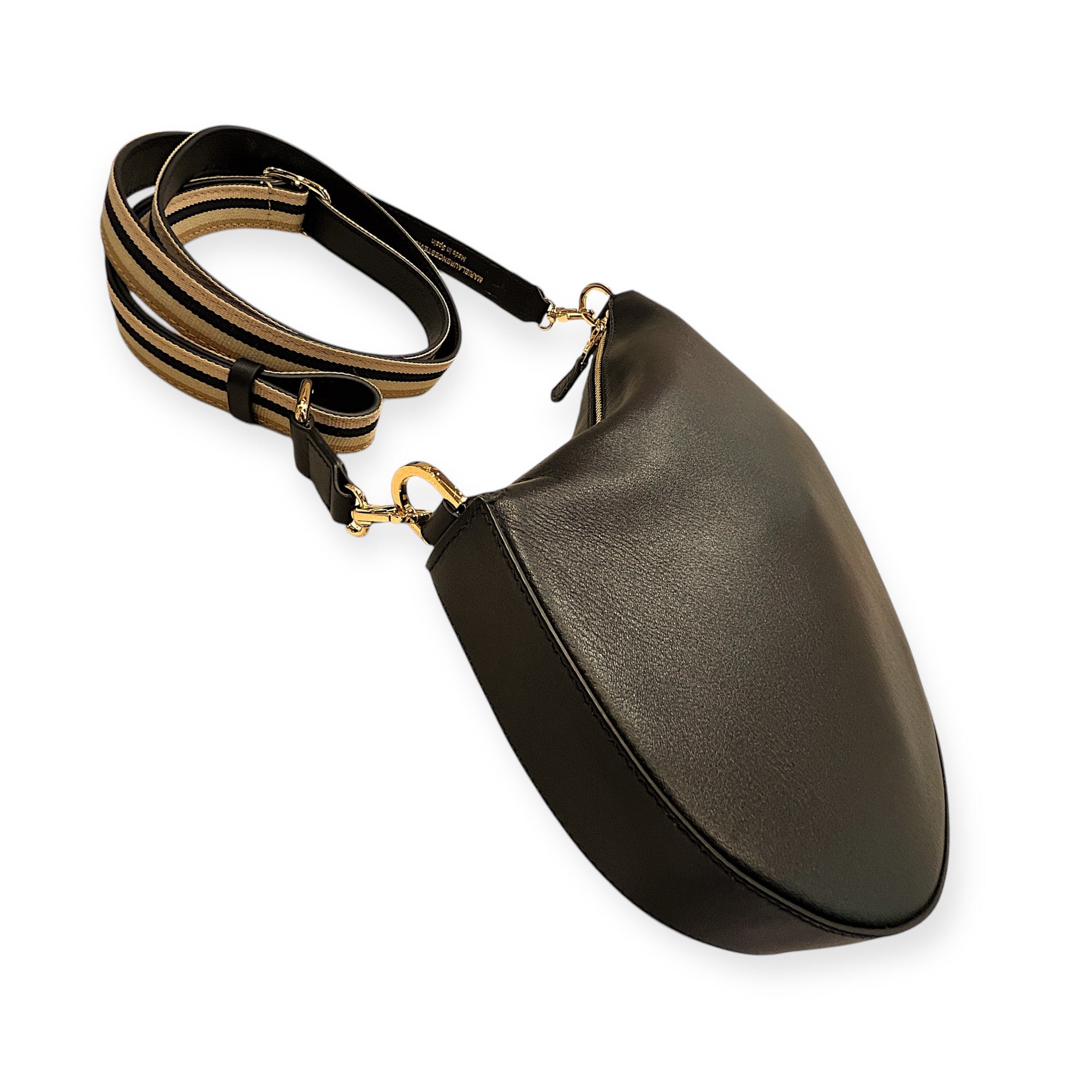 MARIELAURENCESTEVIGNY-gold edition-skin cross adjustable strap-gold metallic leather and