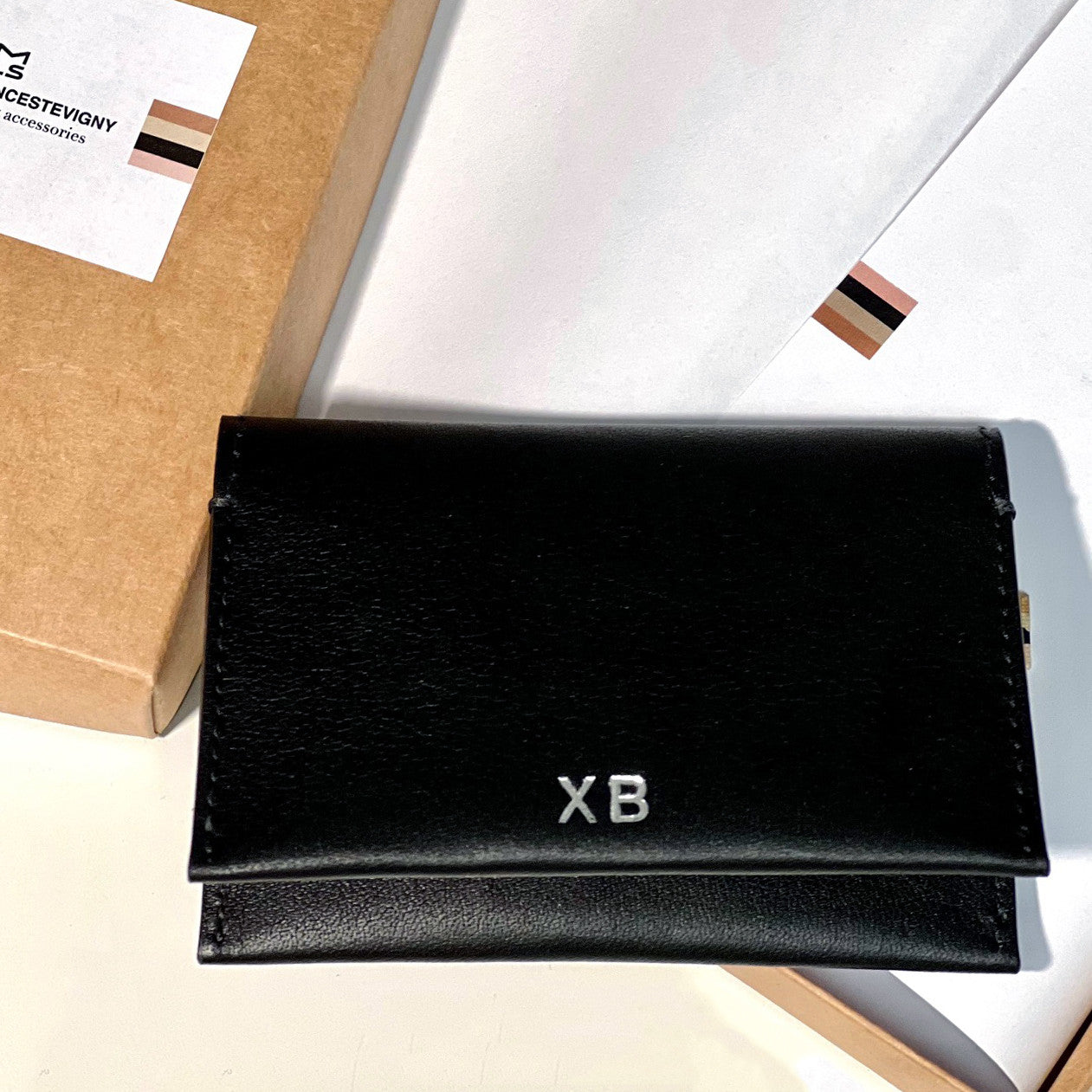 Portefeuille fin RFID - Noir