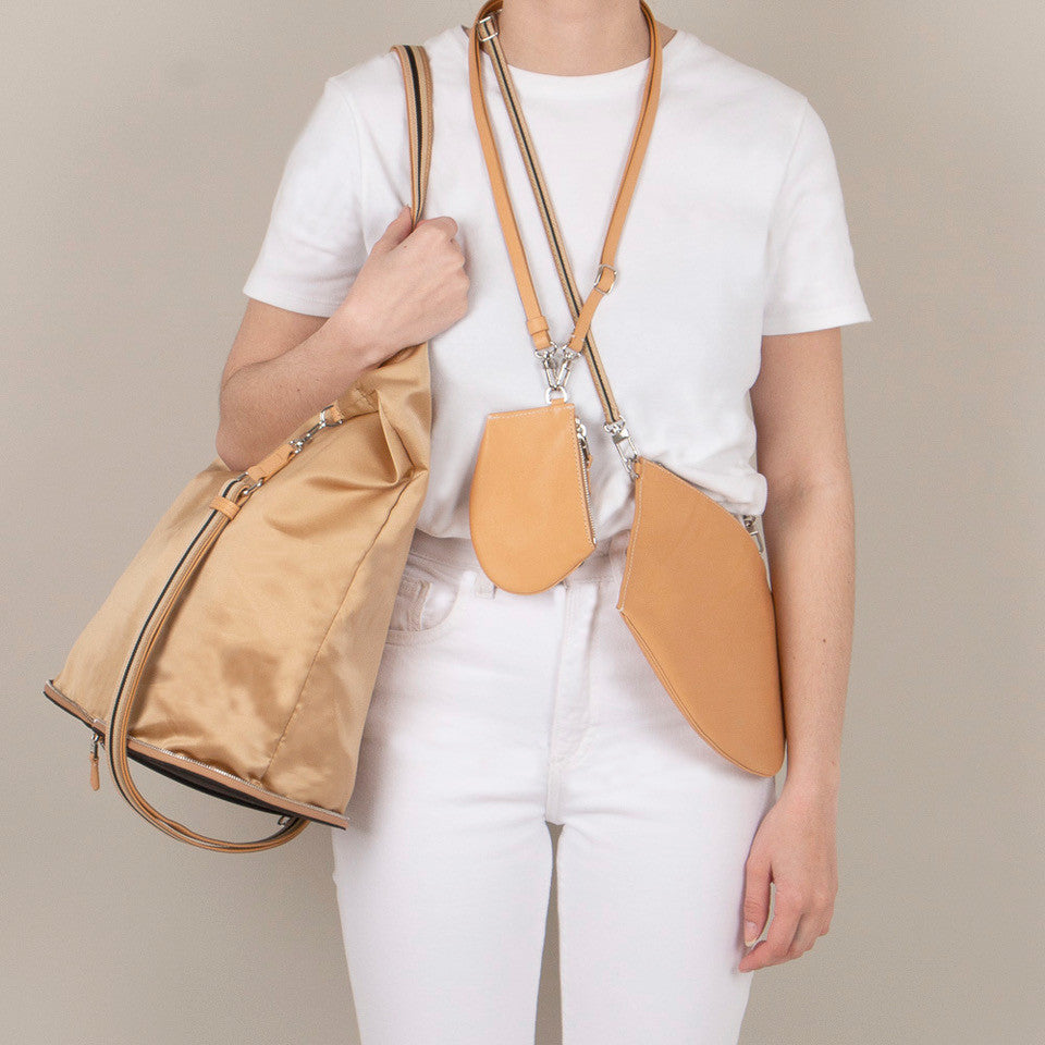 Cabas pocket pliable - Naturel
