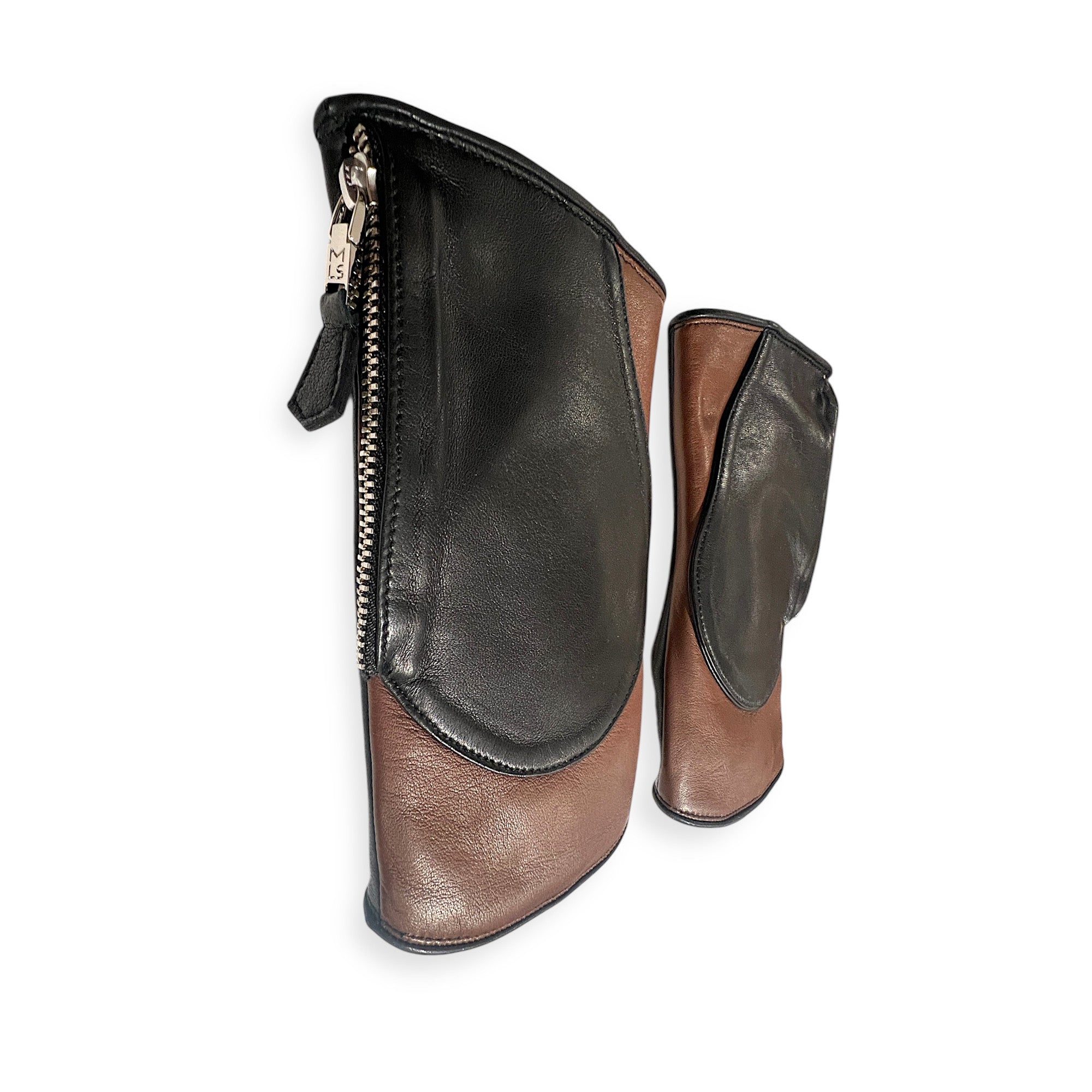 skin classic pocket mittens-tan black profile.JPG