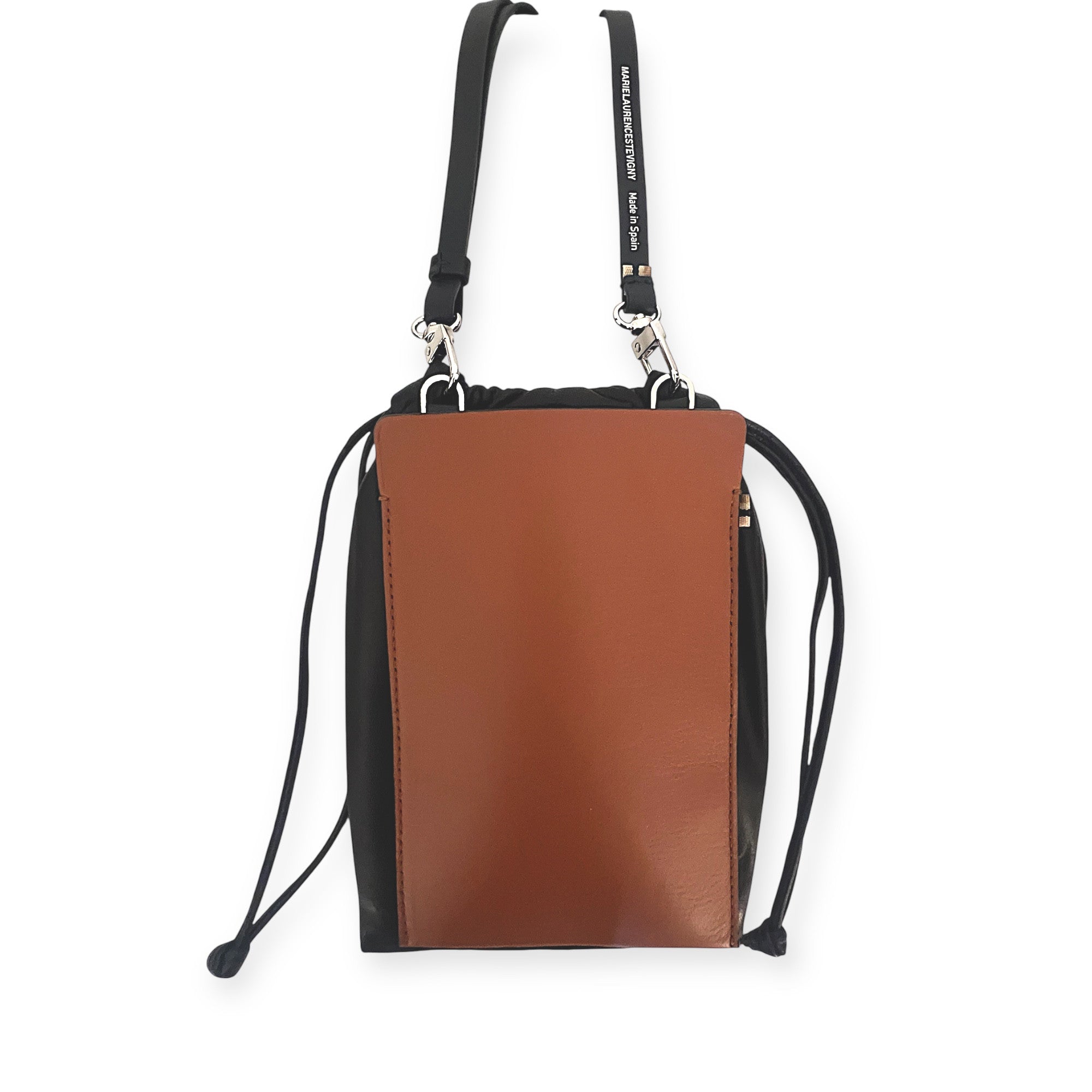 MARIELAURENCESTEVIGNY Phone bag Skin classic edition- front with black string pouch behin