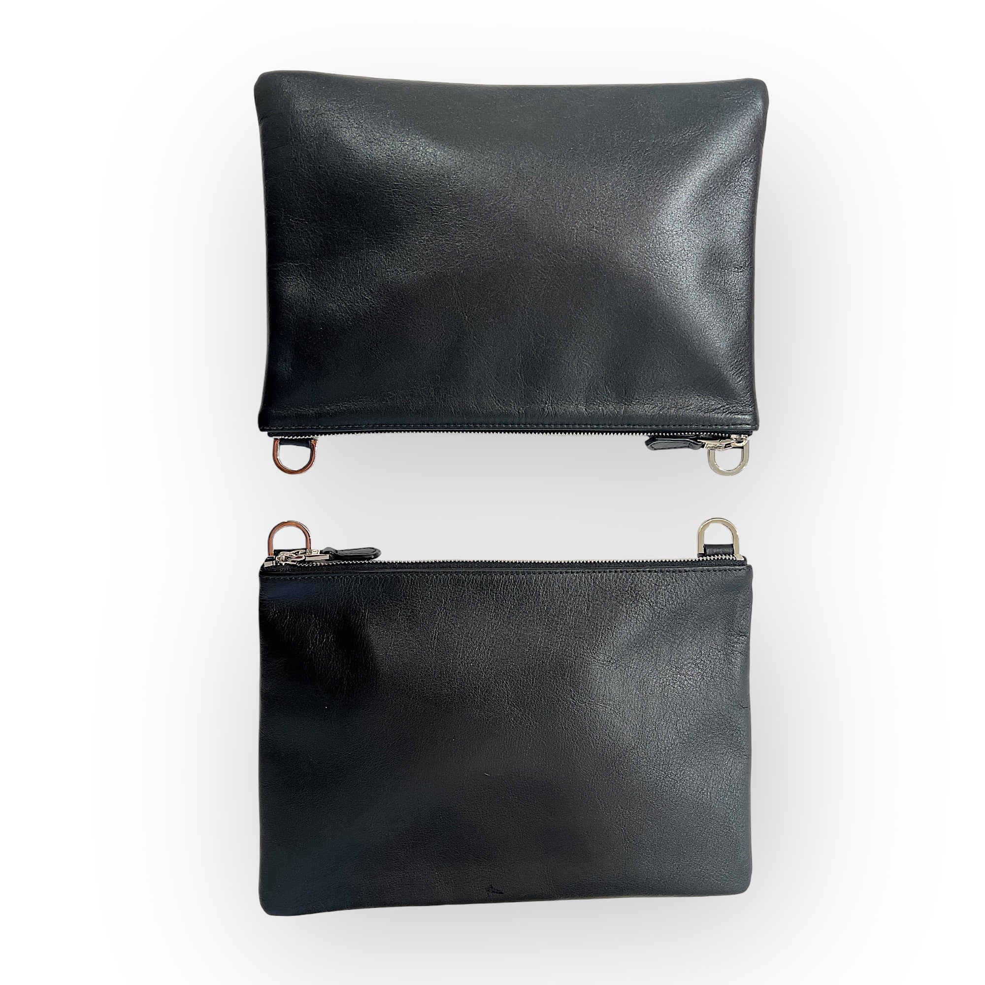 MARIELAURENCESTEVIGNY_DUO Pocket maxi Black black with large cross strap black- flat view
