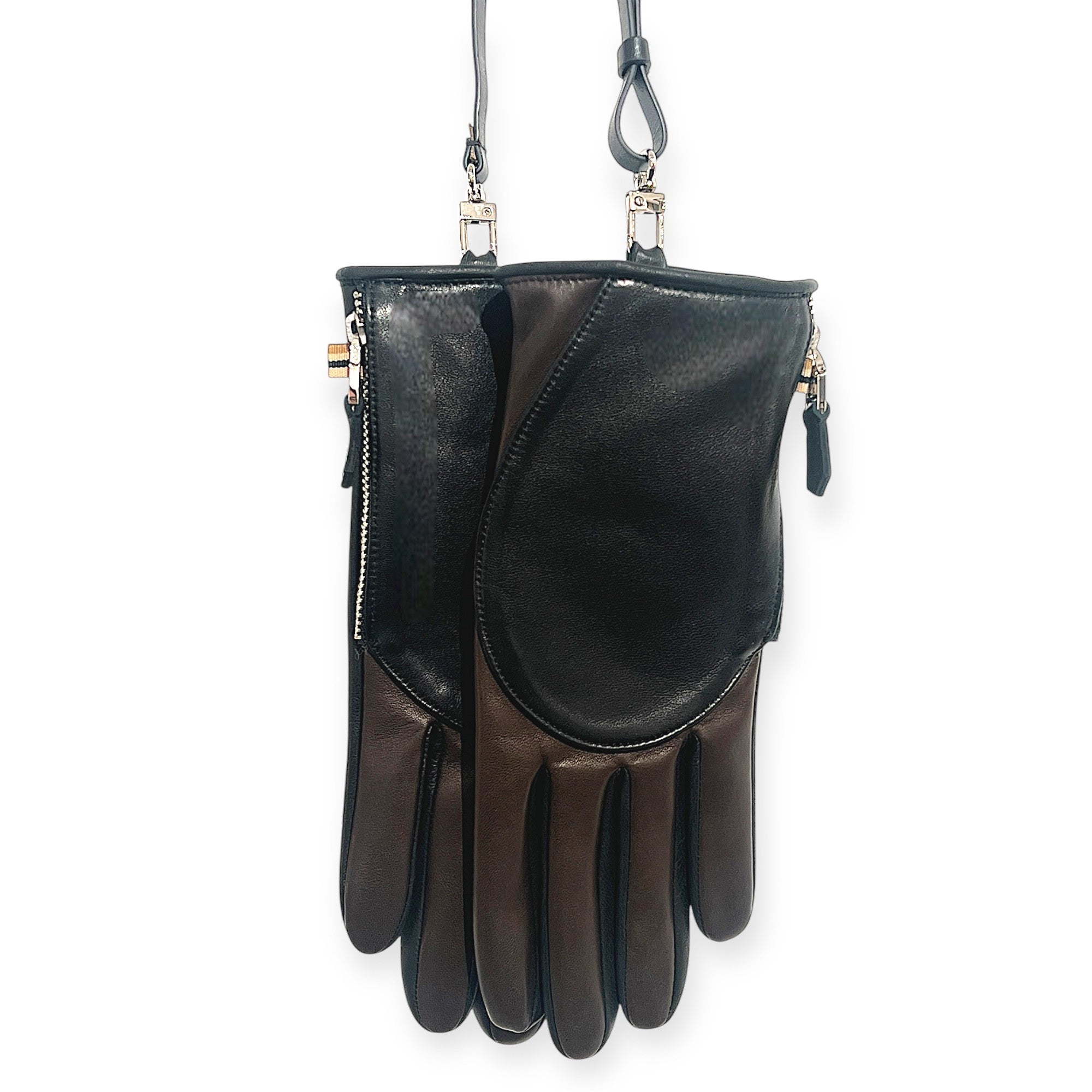 skin classic pocket gloves-ebony black frontside. at