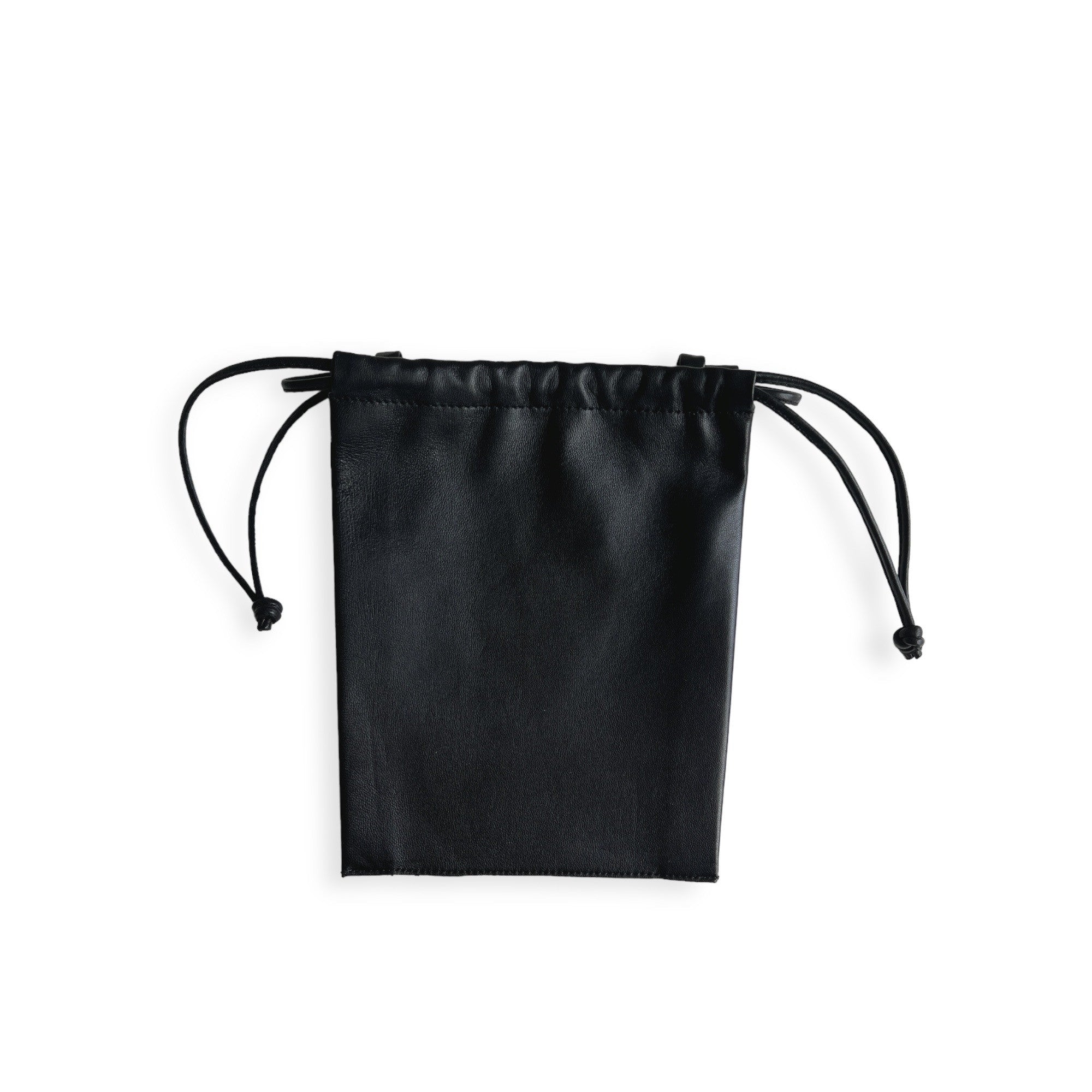 Pochette à lien de serrage - String nano - Noir