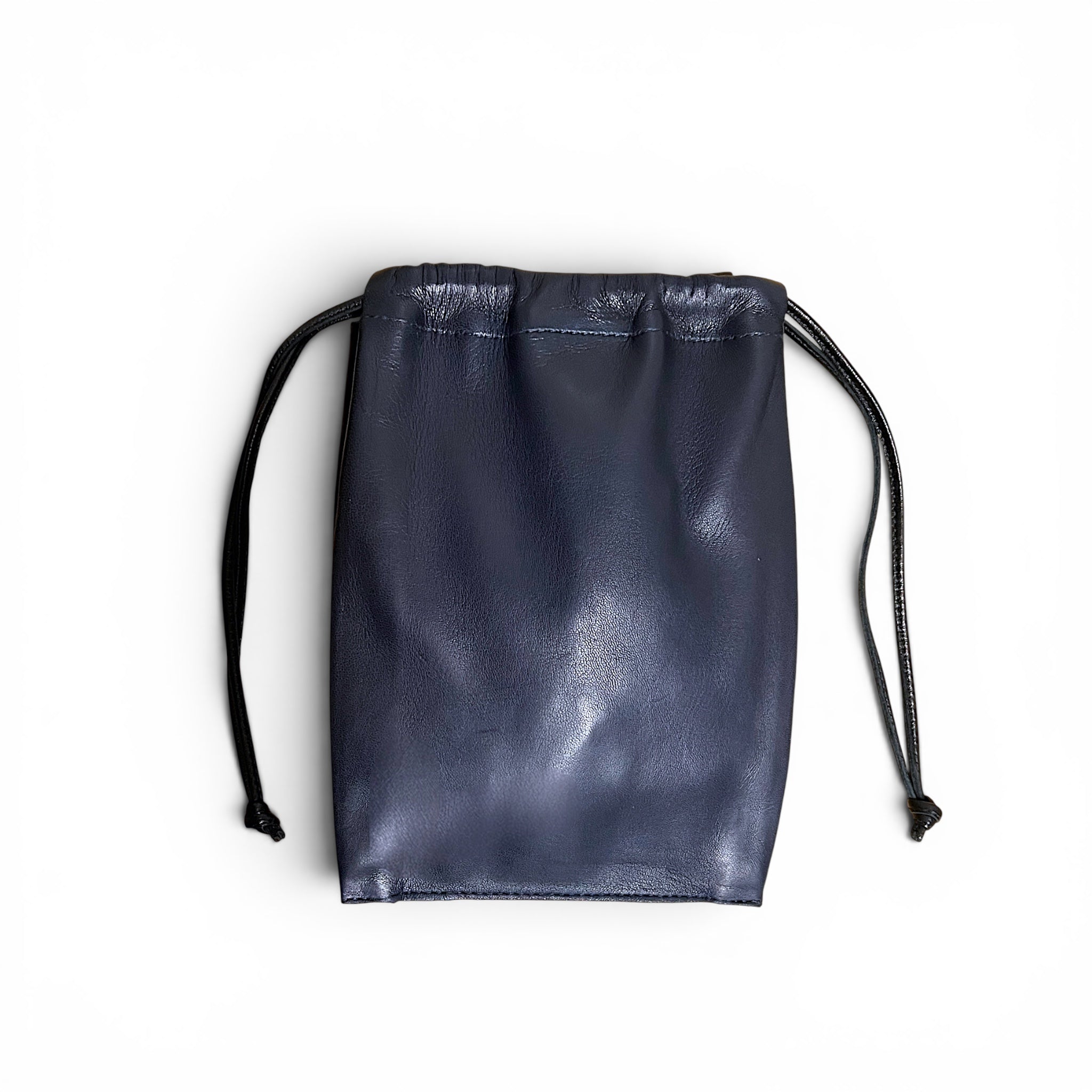 Pochette à lien de serrage - String nano - Bleu encre