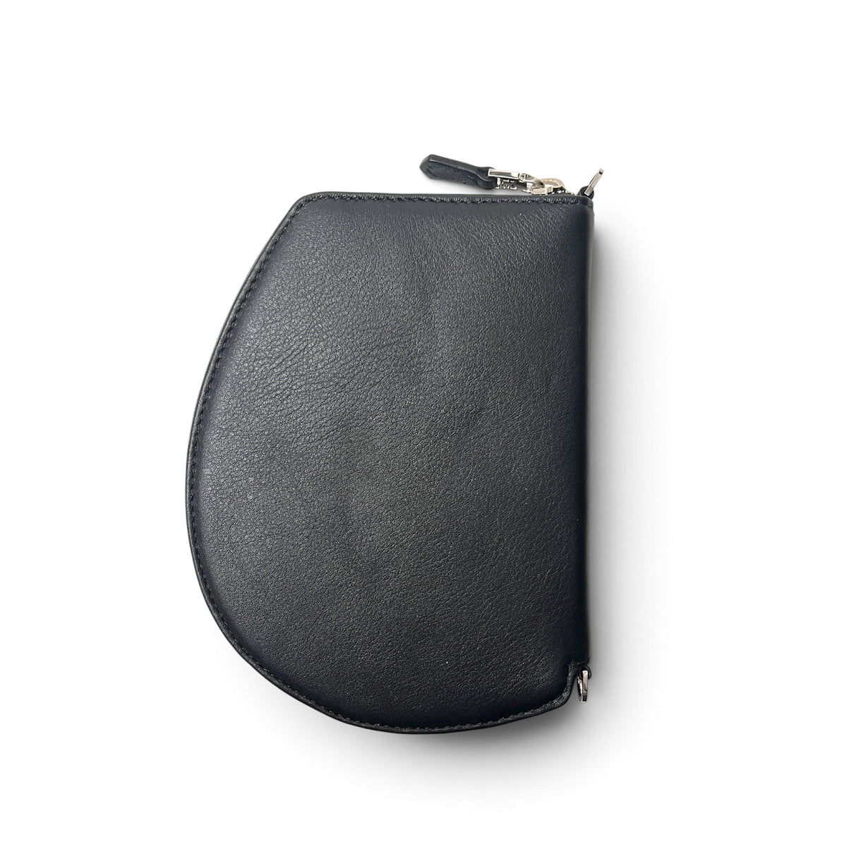 Pochette organisée bandoulière - Pocket medium - Noir fintions argentées