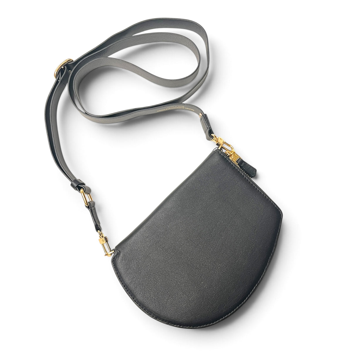 Pochette organisée - Pocket medium - Noir et finitions dorées