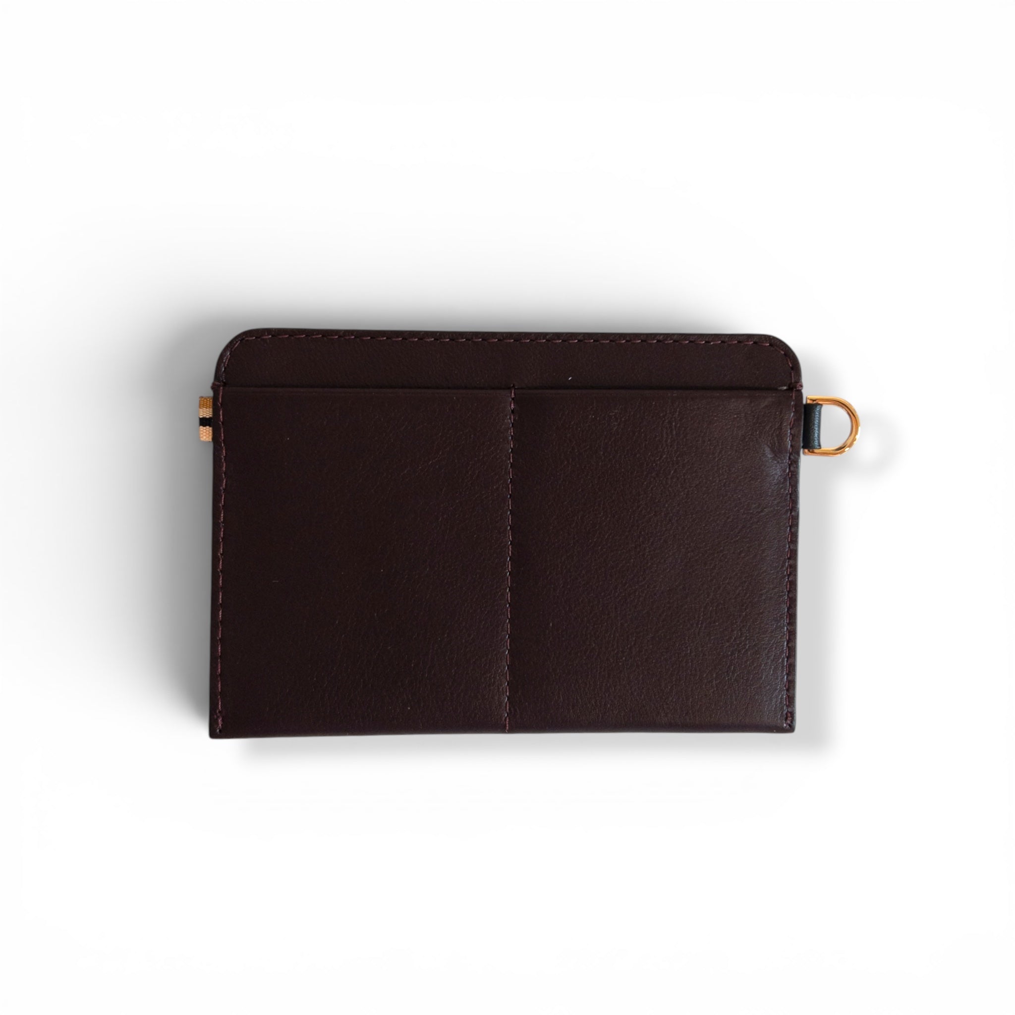 Portefeuille RFID - Zip Travel - Bordeaux et finitions dorées
